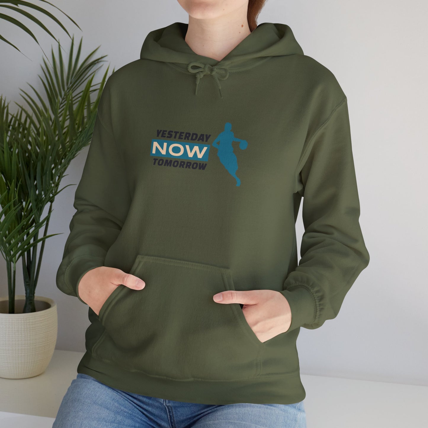 Yesterday Now Tomorrow Unisex Heavy Blend™ Hooded Sweatshirt