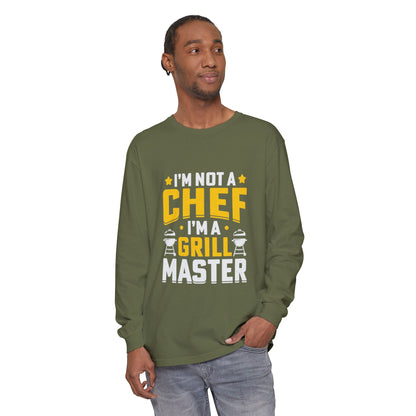 Grill Master Long Sleeve T-Shirt - Perfect Gift for BBQ Lovers