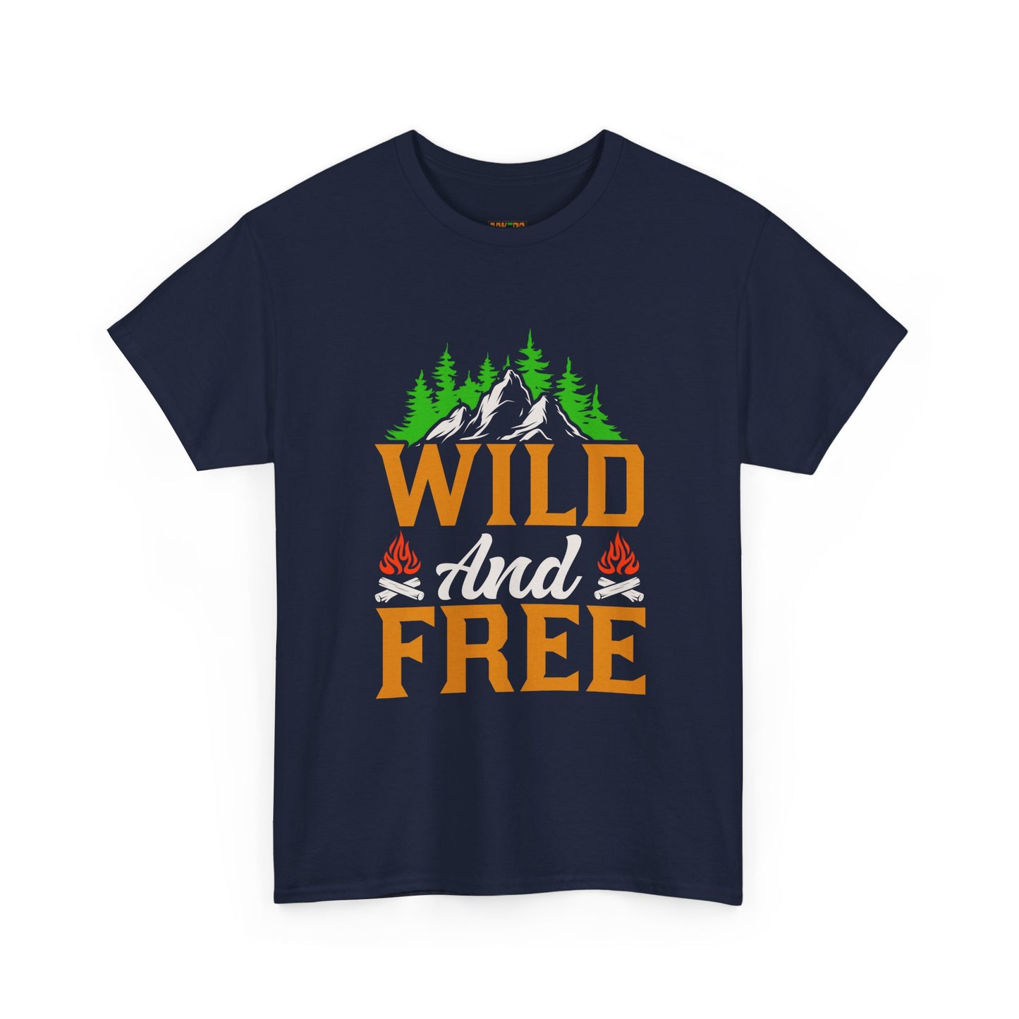 Wild and Free Unisex Heavy Cotton Tee - Perfect for Adventure Lovers