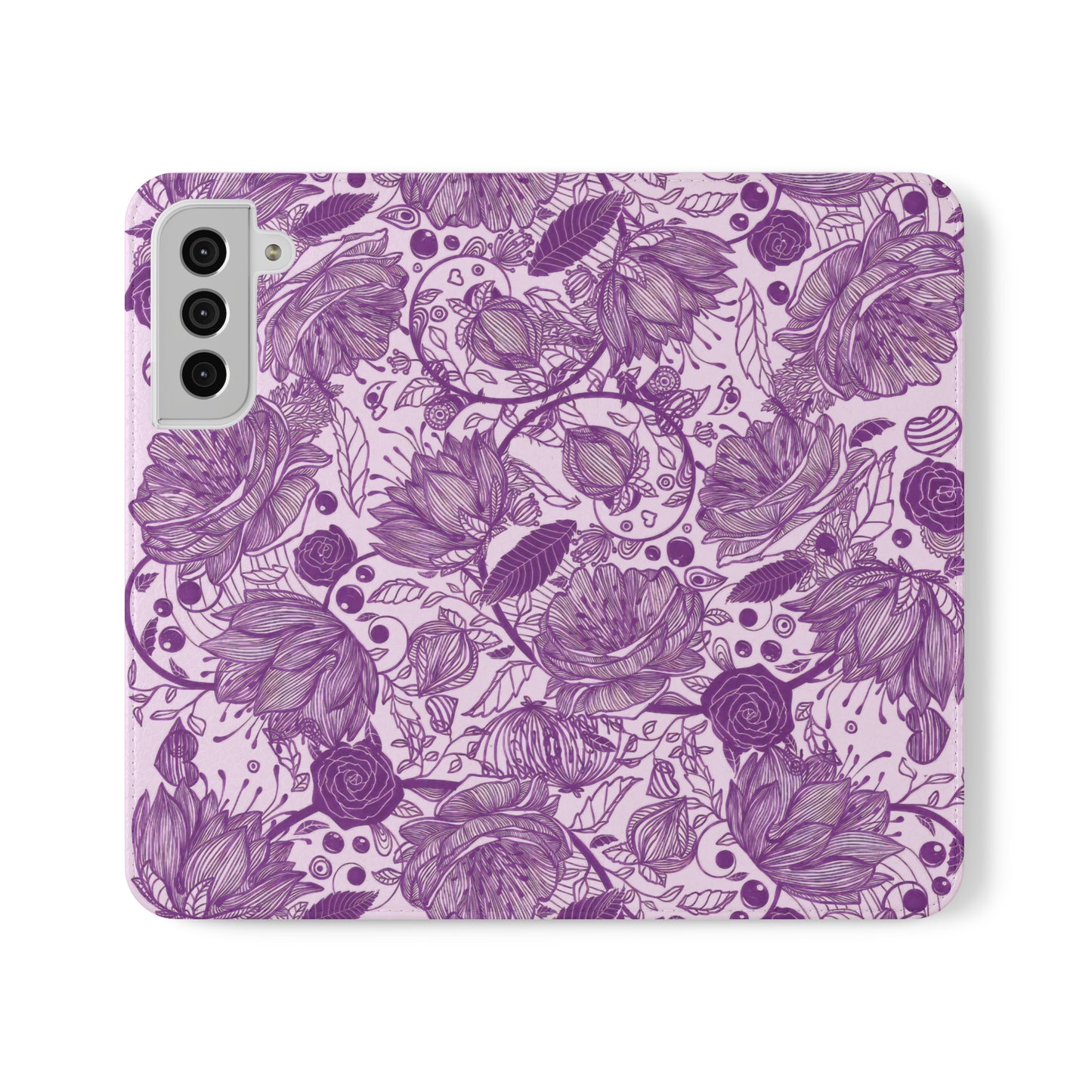 Graphical Garden: Purple Edition Flip Cases