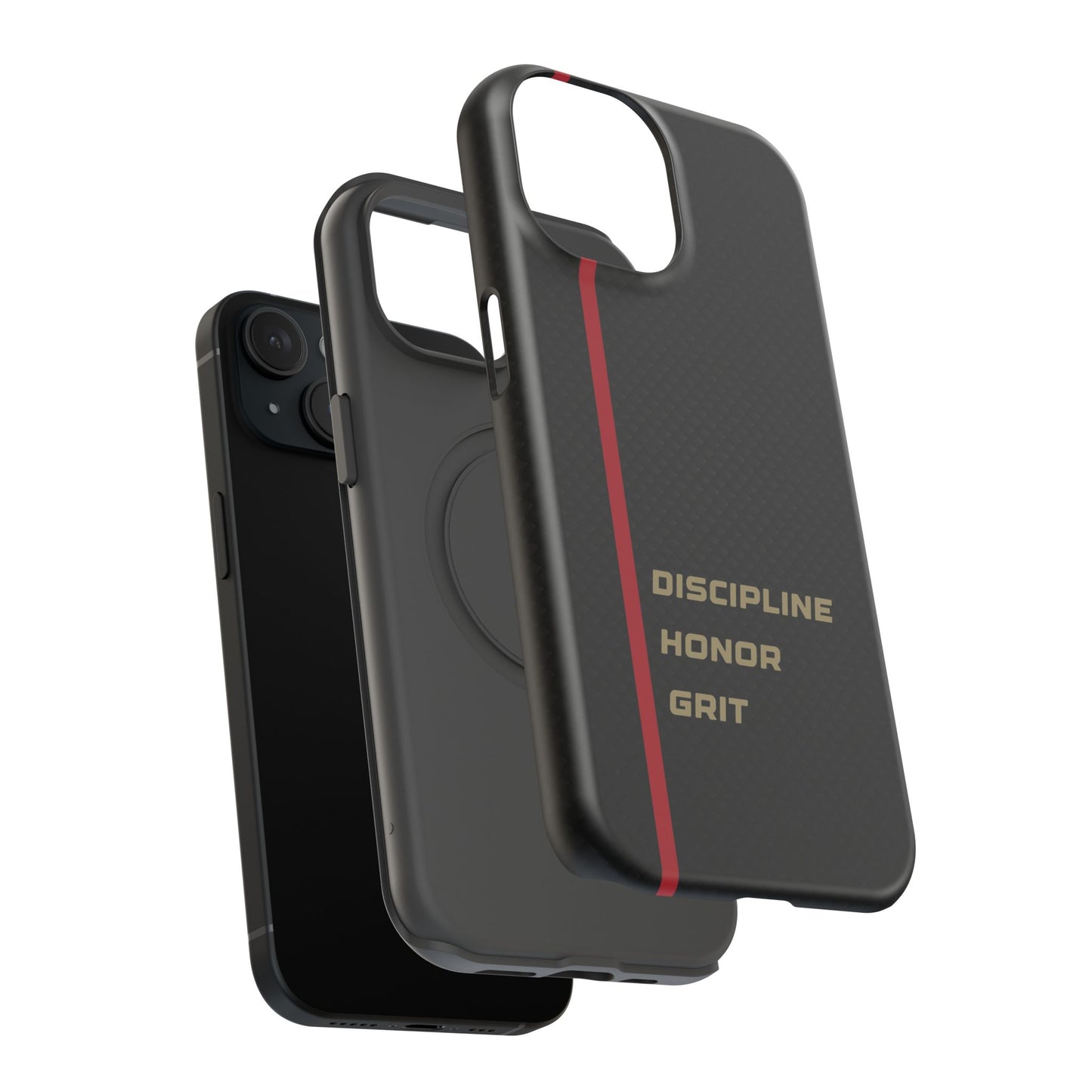 Discipline, Honor, Grit Impact-Resistant Phone Case