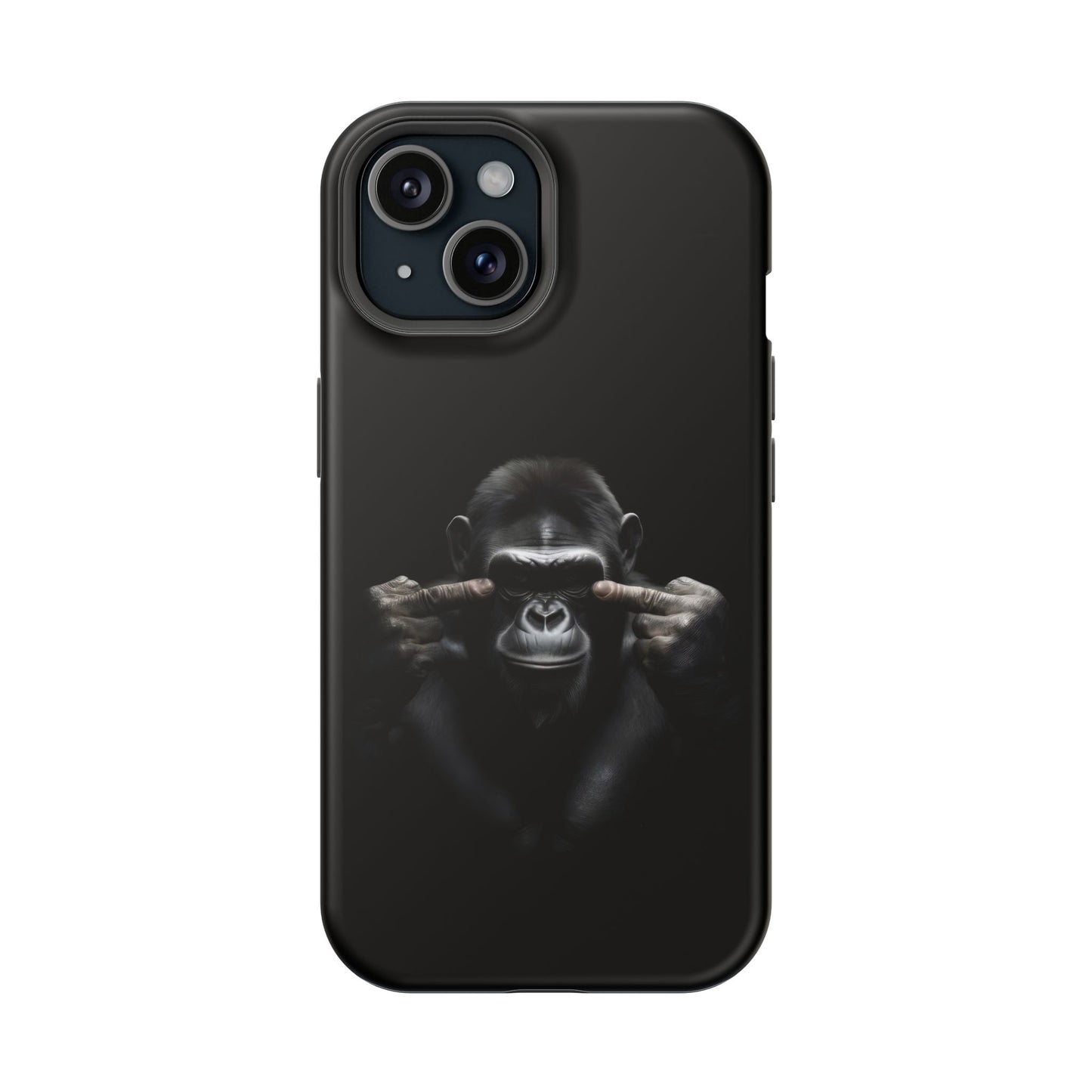 Edgy Gorilla Magnetic iPhone Case, Unique Cell Phone Cover