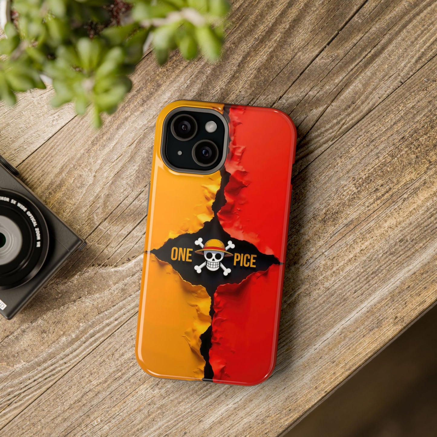 Bold One Piece Magnetic Tough Cases, Anime Phone Cover