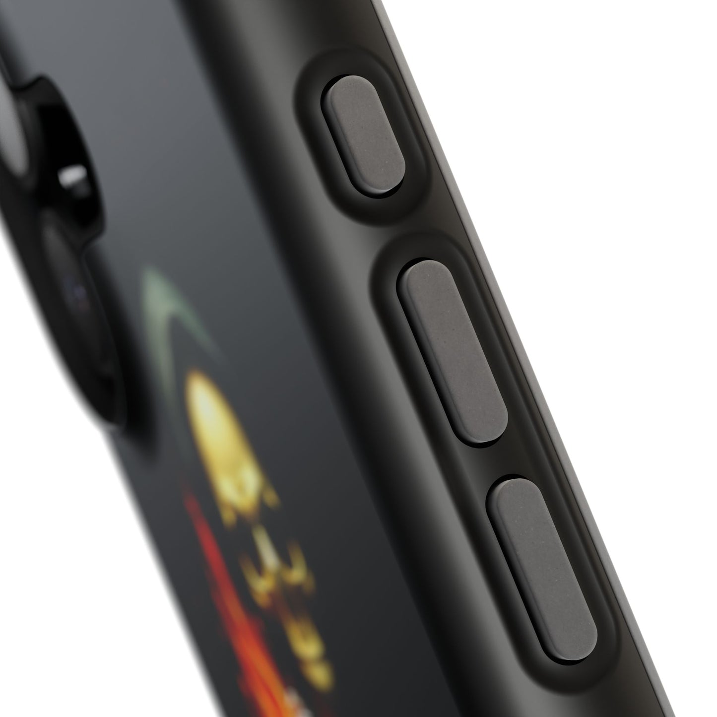 Skull Design Impact-Resistant iPhone Case, Don't Touch My Phone