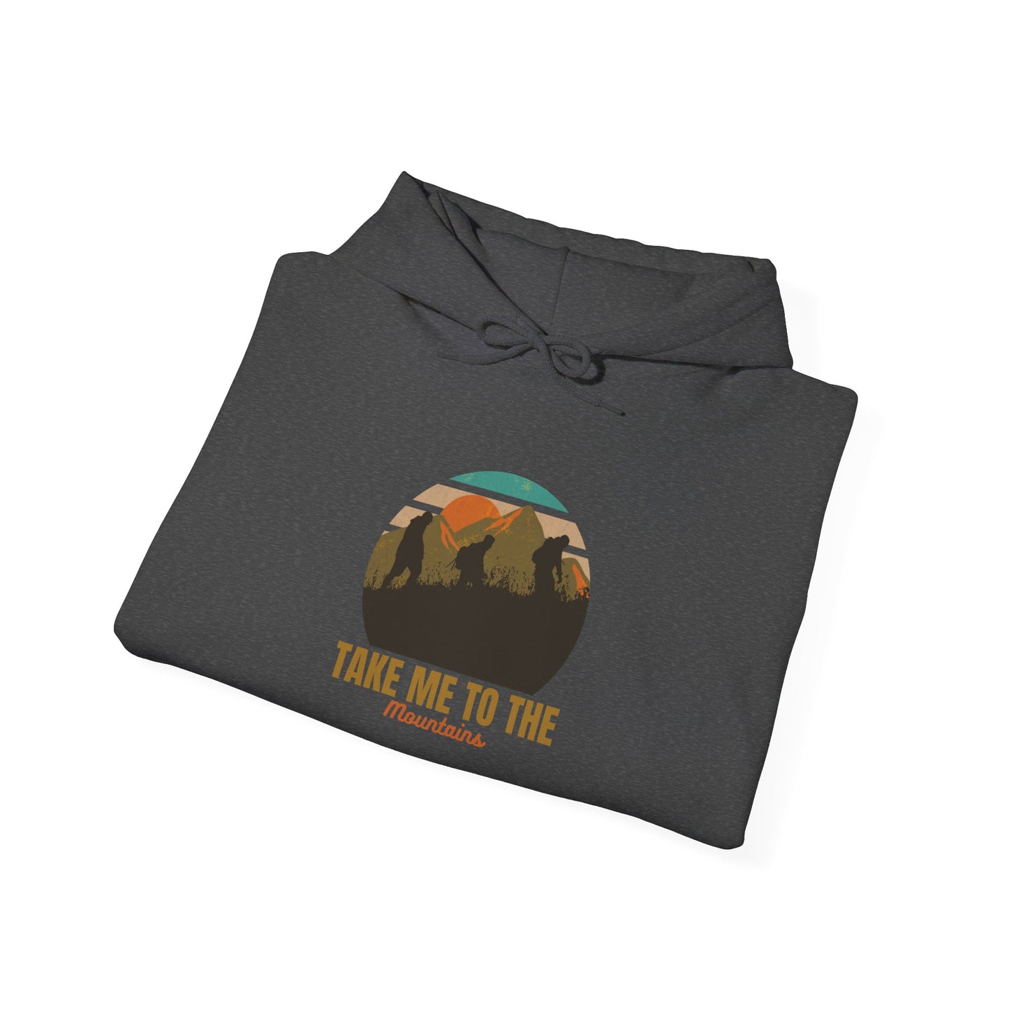 Take Me To The Mountains Unisex Heavy Blend™ Hooded Sweatshirt