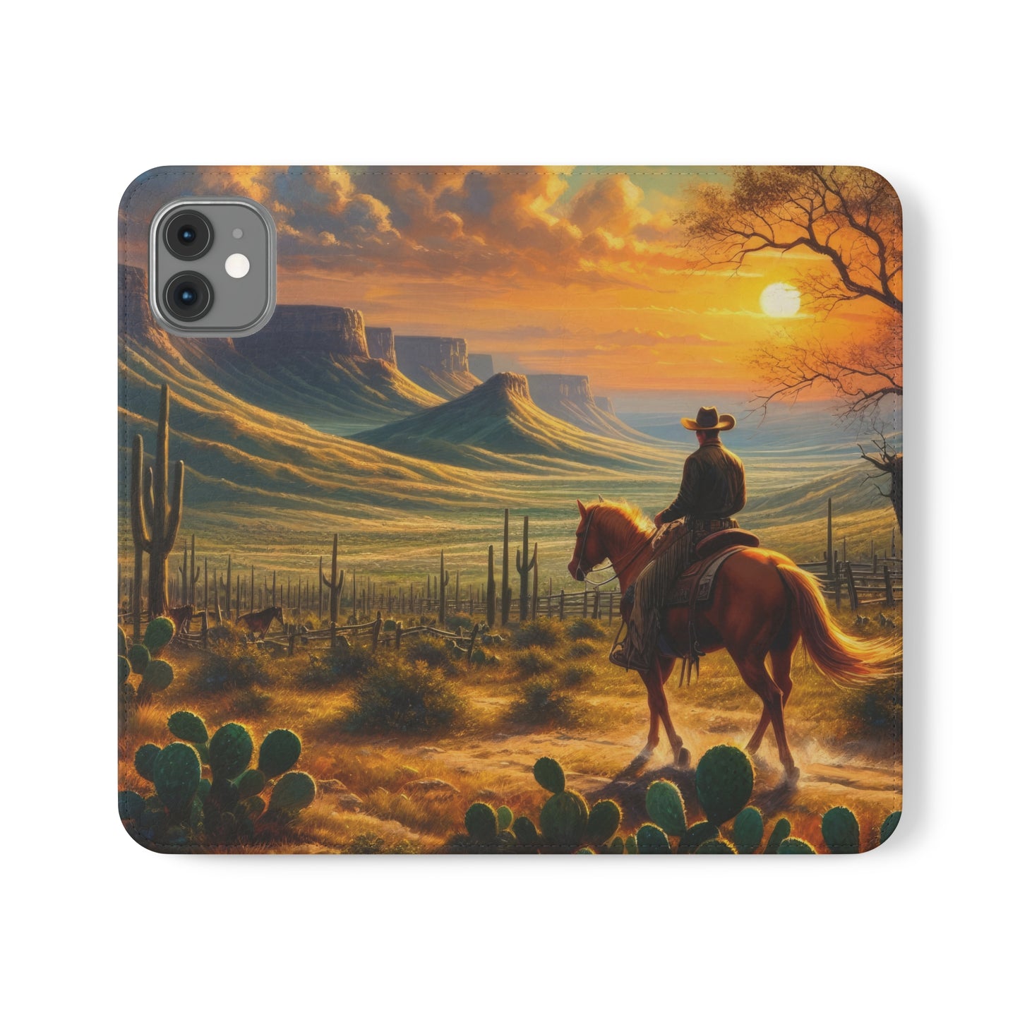 Texas Sunset Flip Cases