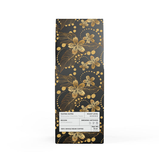 Bitterroot Coffee Blend (Dark French Roast) / Tasting notes: Bittersweet, chocolate, toasty
