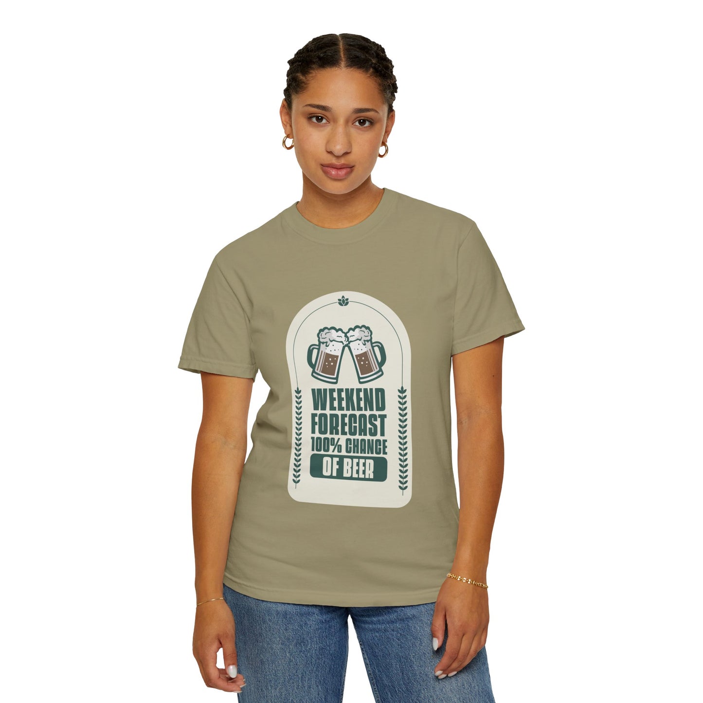 Weekend Forecast 100% Chance Of Beer T-shirt