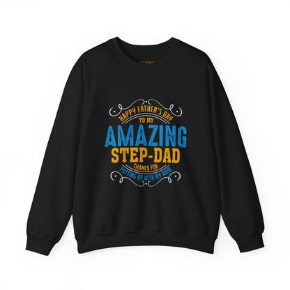 Amazing Step-Dad - Unisex Heavy Blend™ Crewneck Sweatshirt