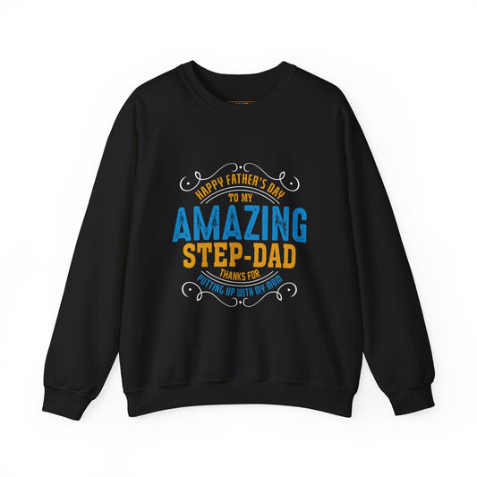 Amazing Step-Dad - Unisex Heavy Blend™ Crewneck Sweatshirt