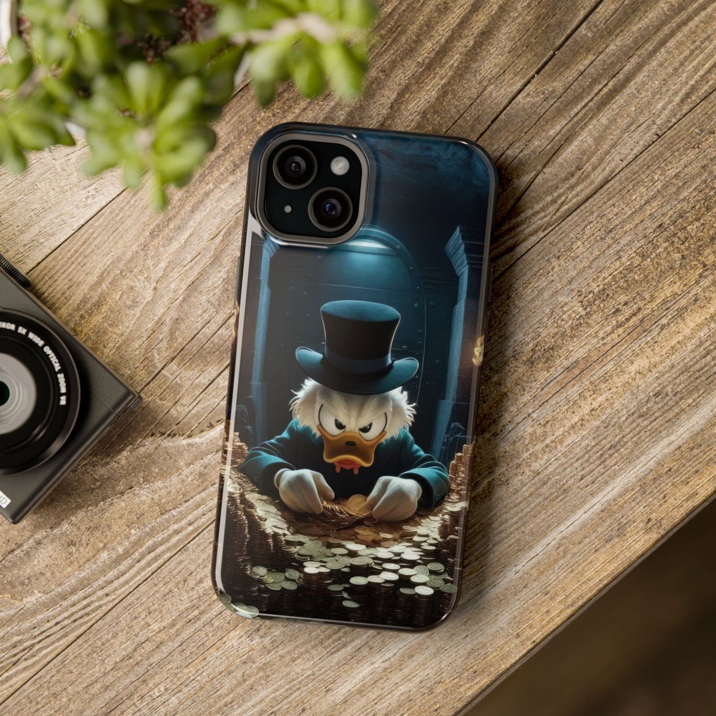 Magnetic Phone Case - Scrooge McDuck Design