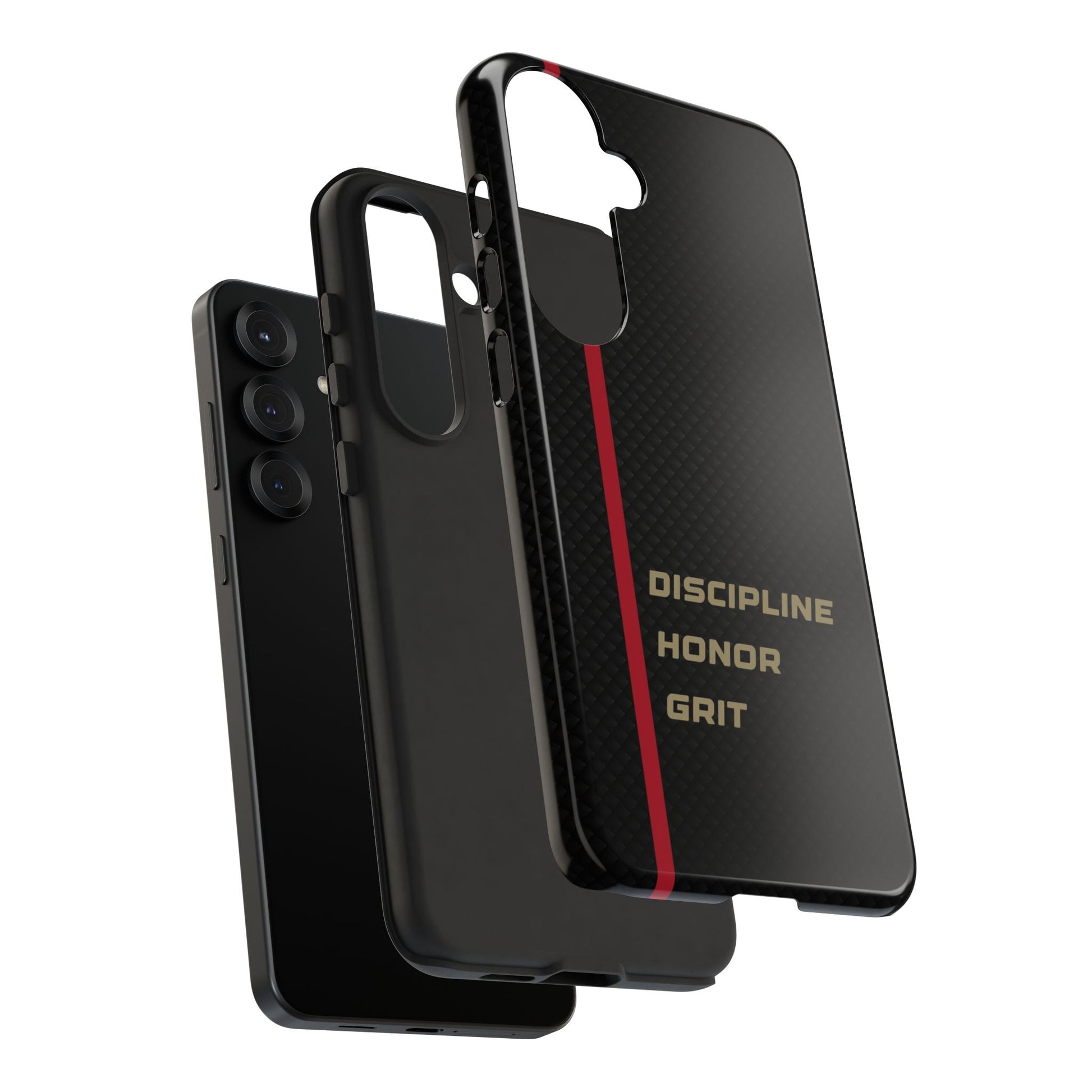 Discipline, Honor, Grit Impact-Resistant Phone Case