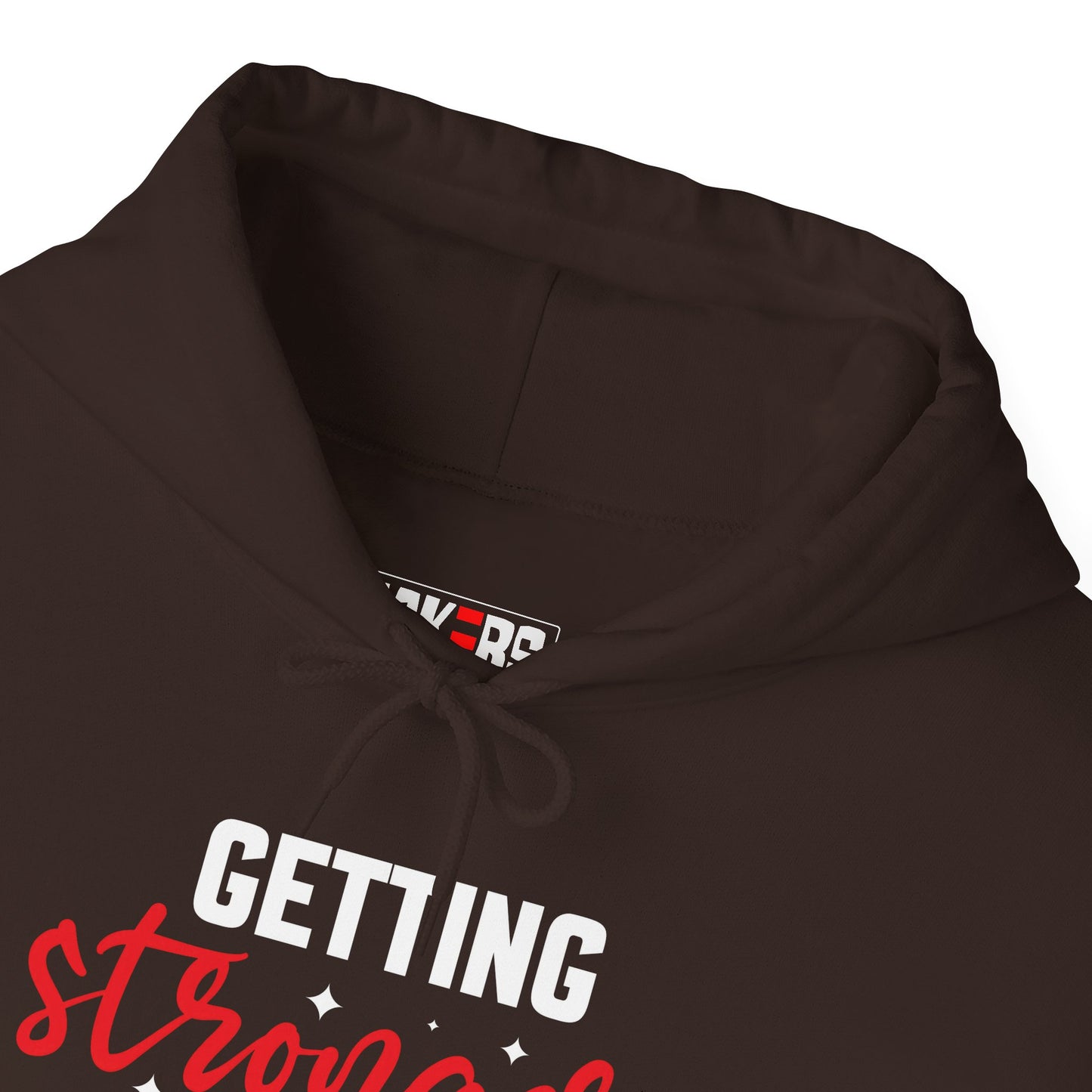 Getting Stronger Each Day Hoodie, Unisex Motivational Sweatshirt