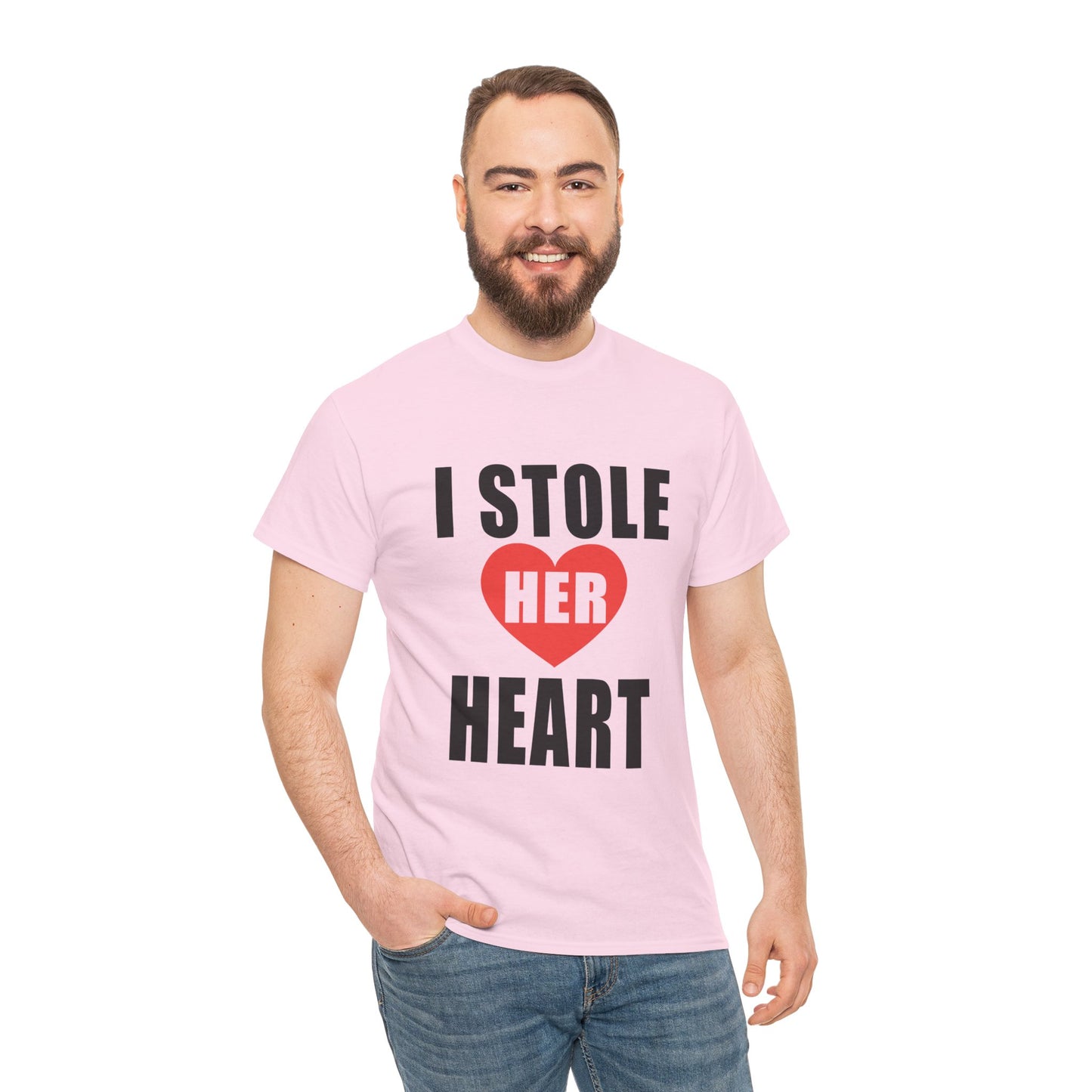 I Stole Her Heart,  Romantic Valentine Tee for Couples, A Part