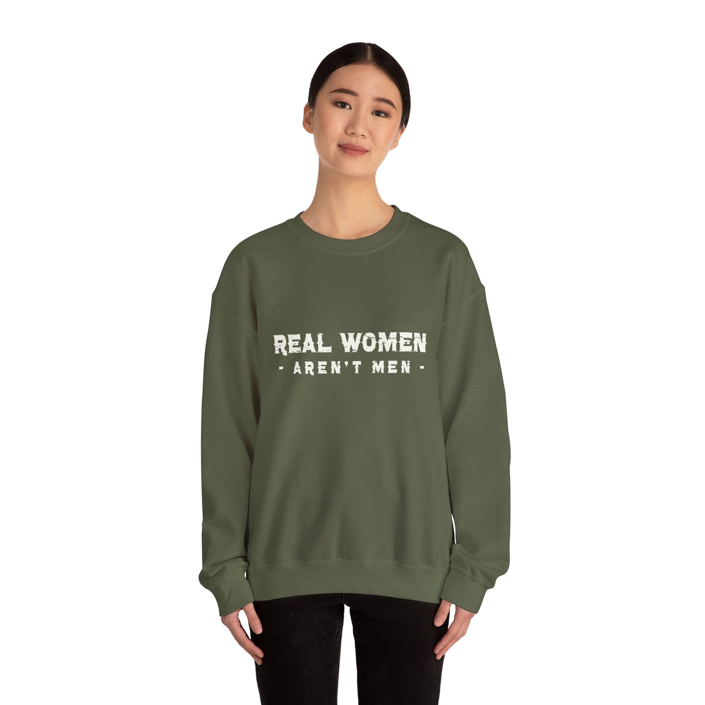 Real Women Unisex Heavy Blend™ Crewneck Sweatshirt 50% cotton and 50% polyester