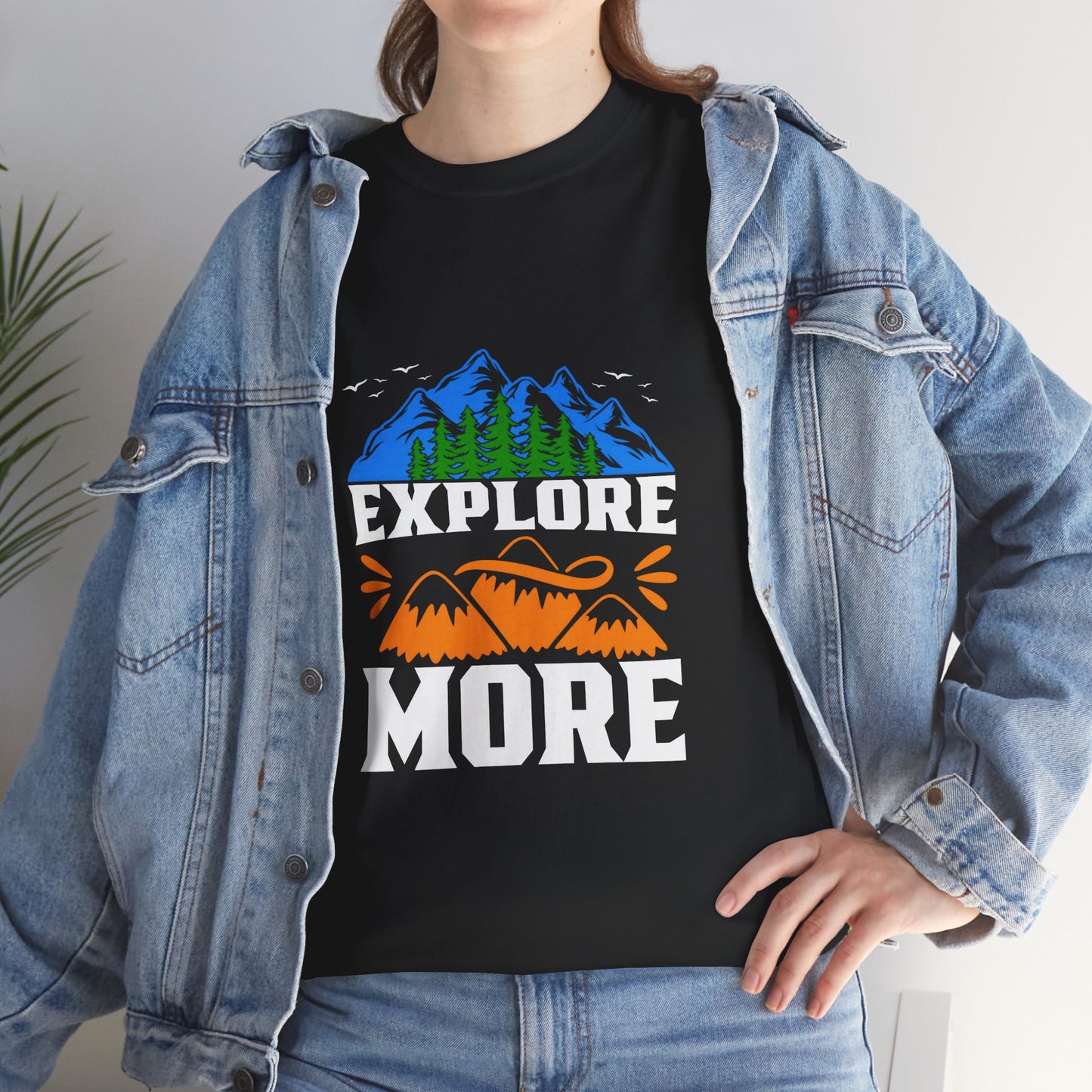 Explore More Adventure Tee - Unisex Heavy Cotton T-Shirt