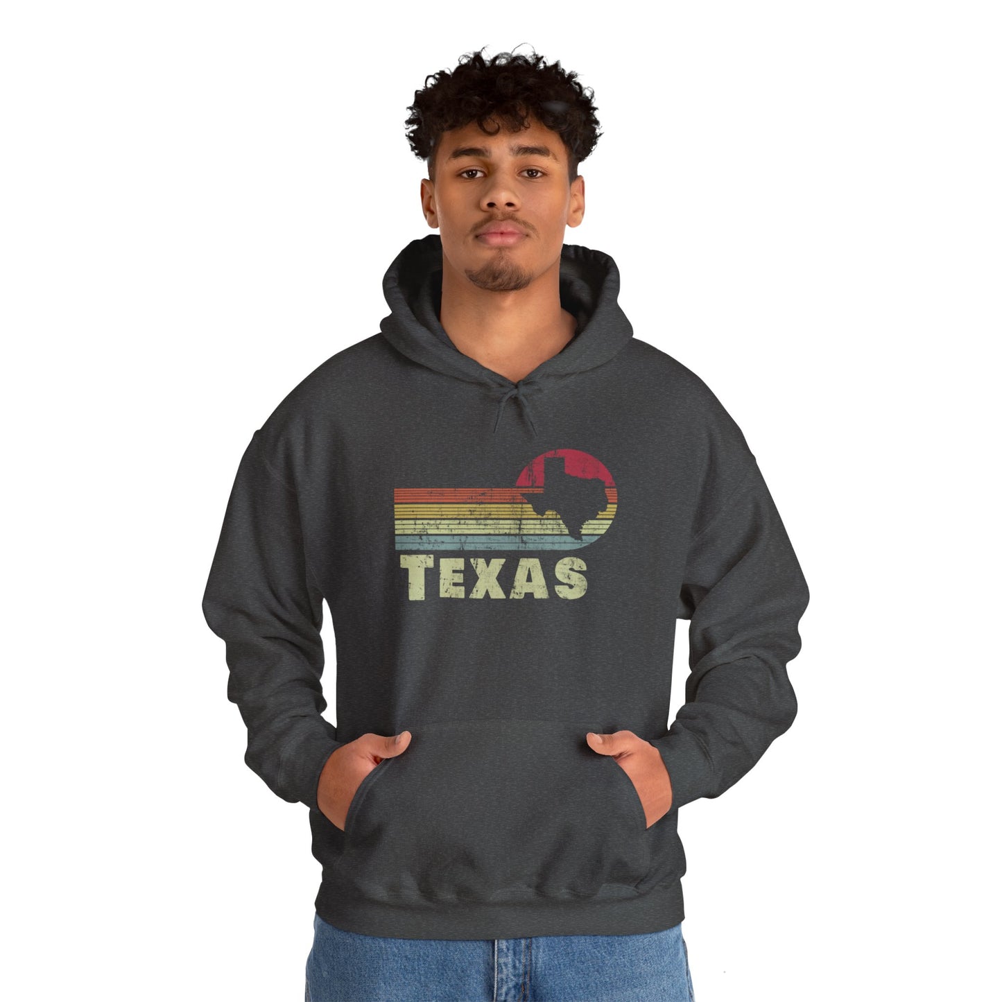 Texas Unisex Heavy Blend™ Hooded Sweatshirt