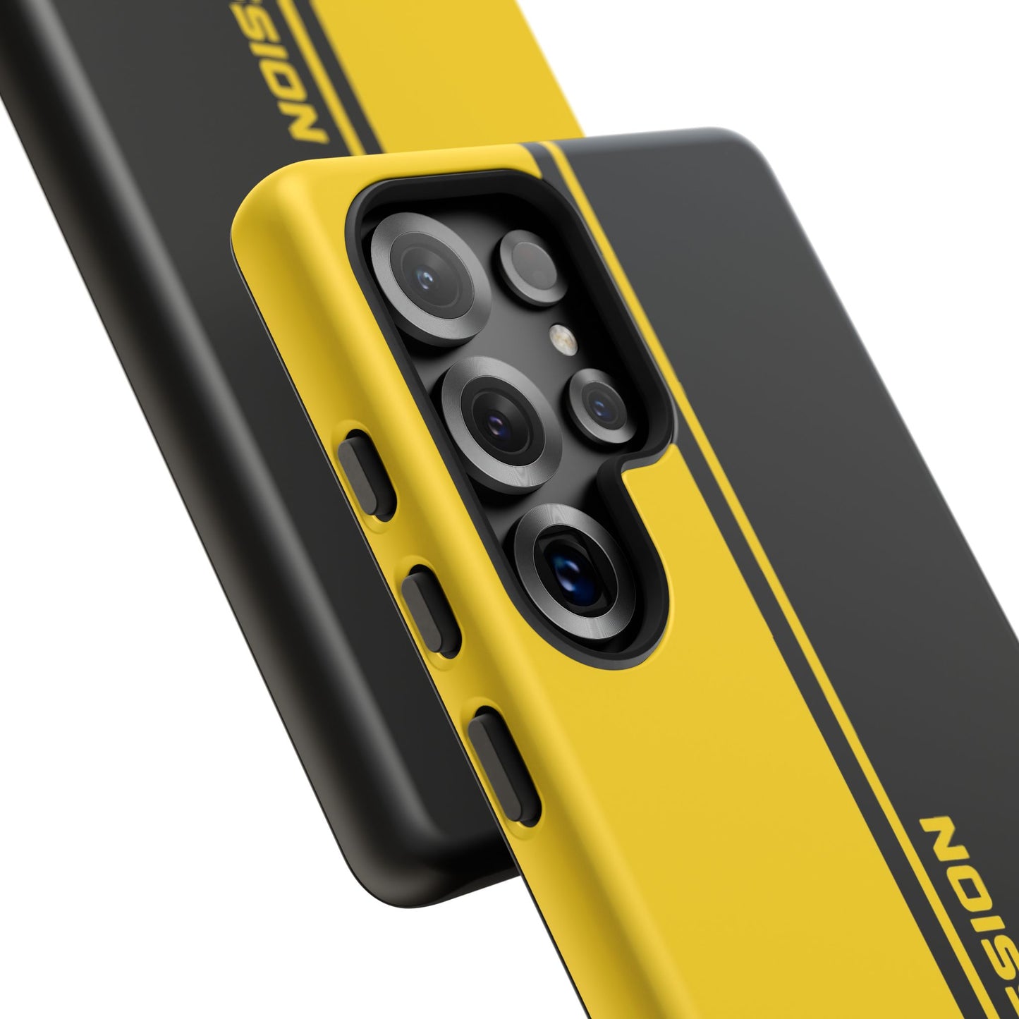 Drive Passion Tough Case – Bold Yellow & Black Design