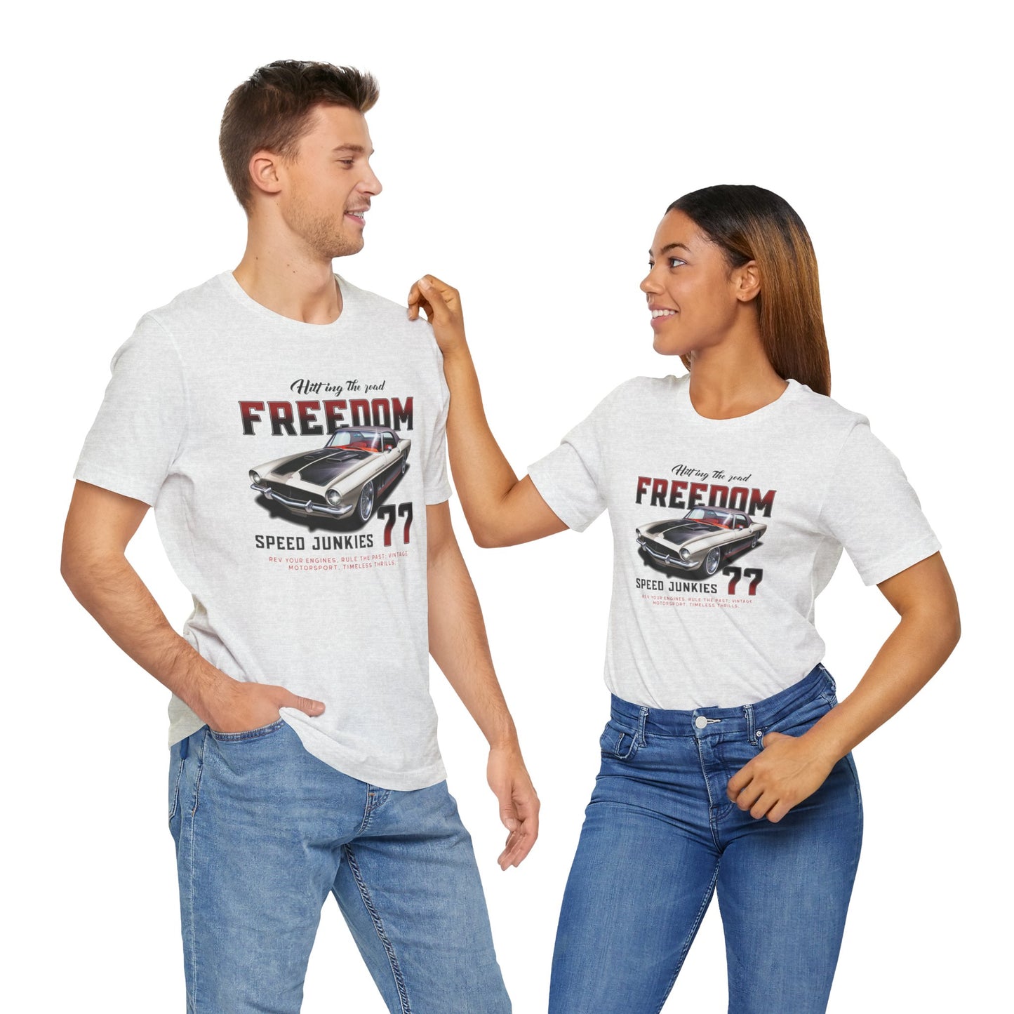 Hitting The Road Freedom Unisex Jersey Short Sleeve Tee