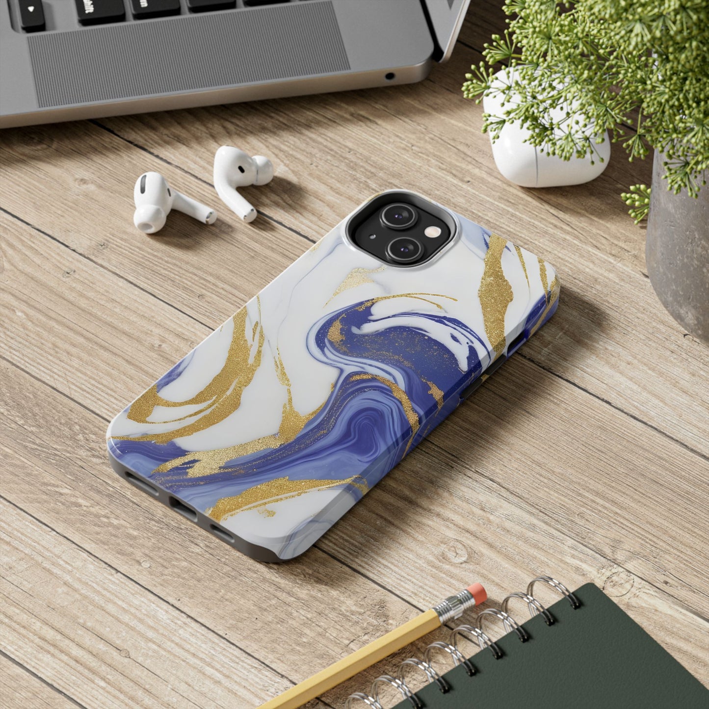 Elegant Marble Phone Case, Stylish Tech Accessory