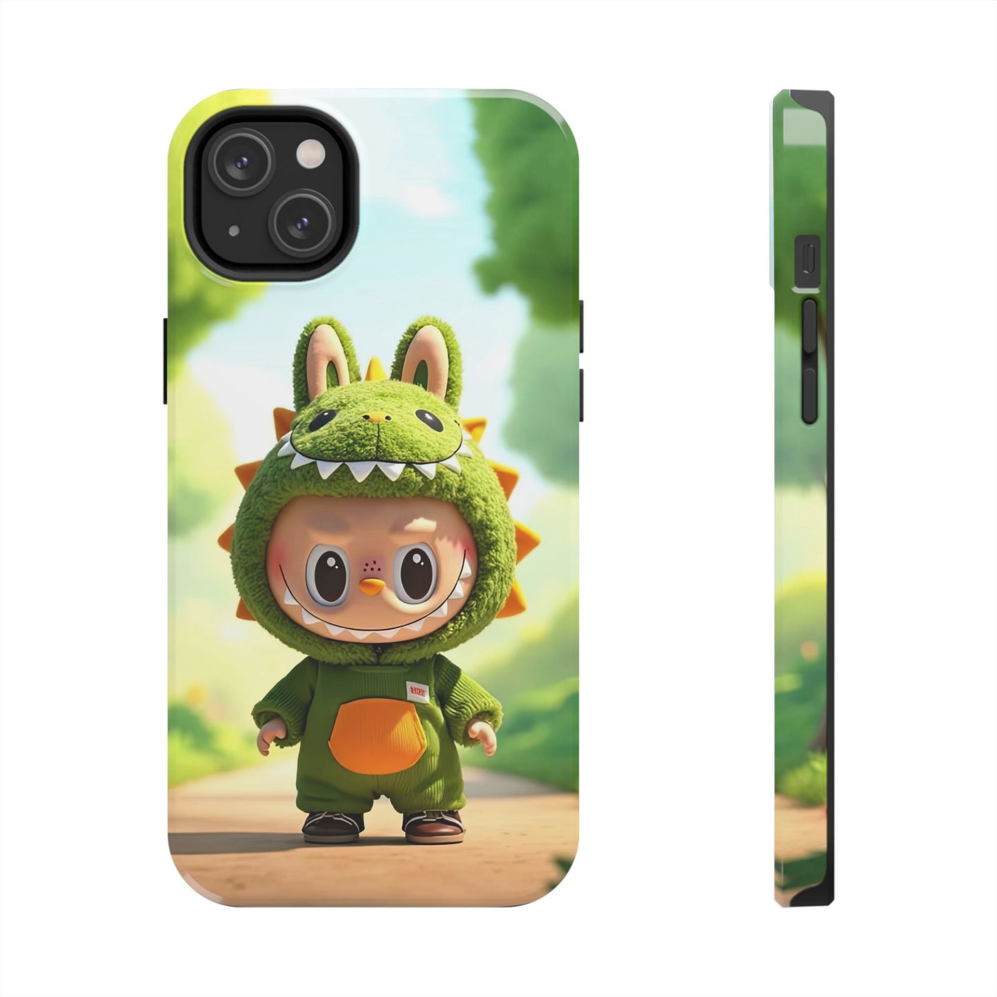 The Monsters Tough Case for iPhone Models – Playful Dinosaur Design, Dual Layer Protective Cover, Fun Mobile Accessory