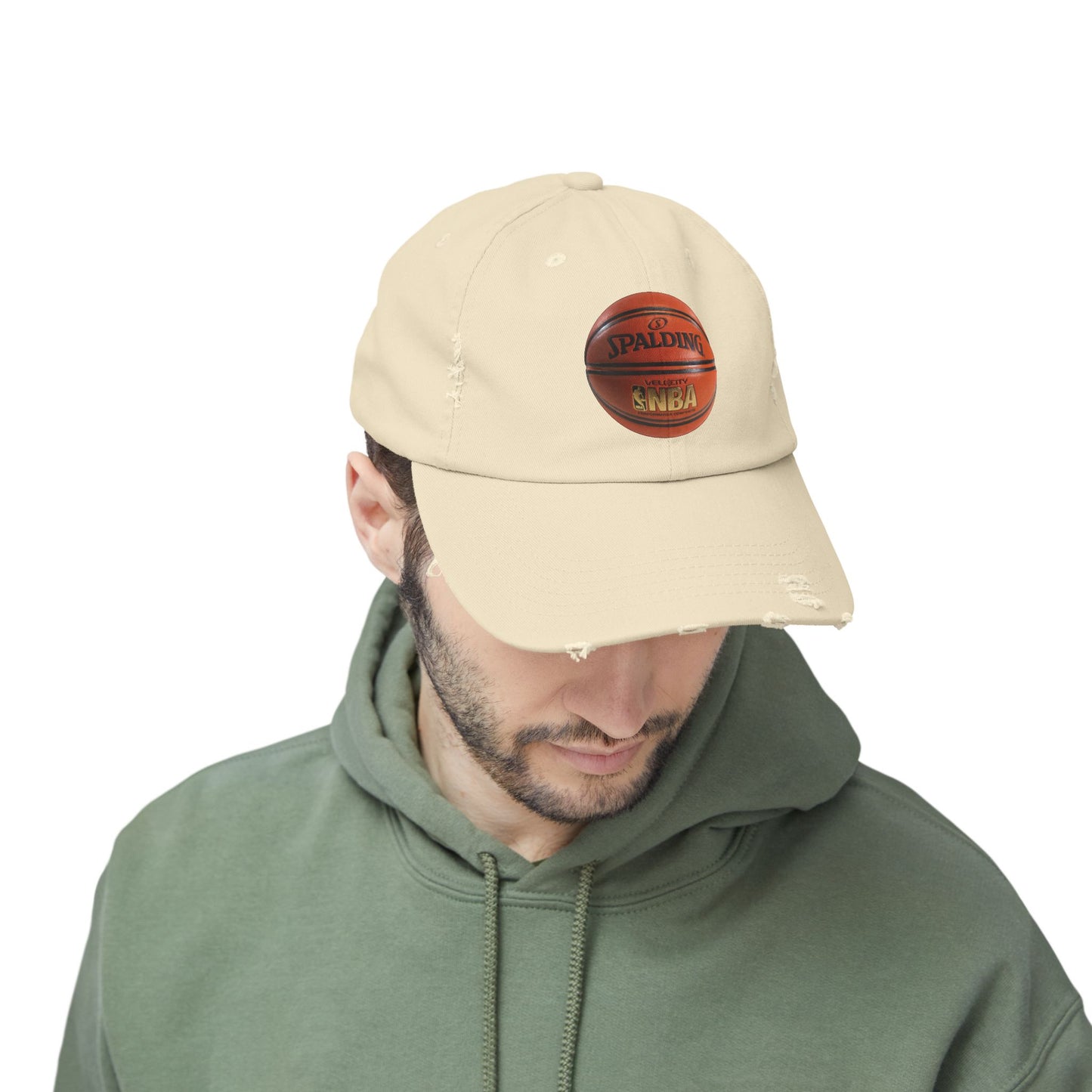 Basketball Unisex Distressed Cap