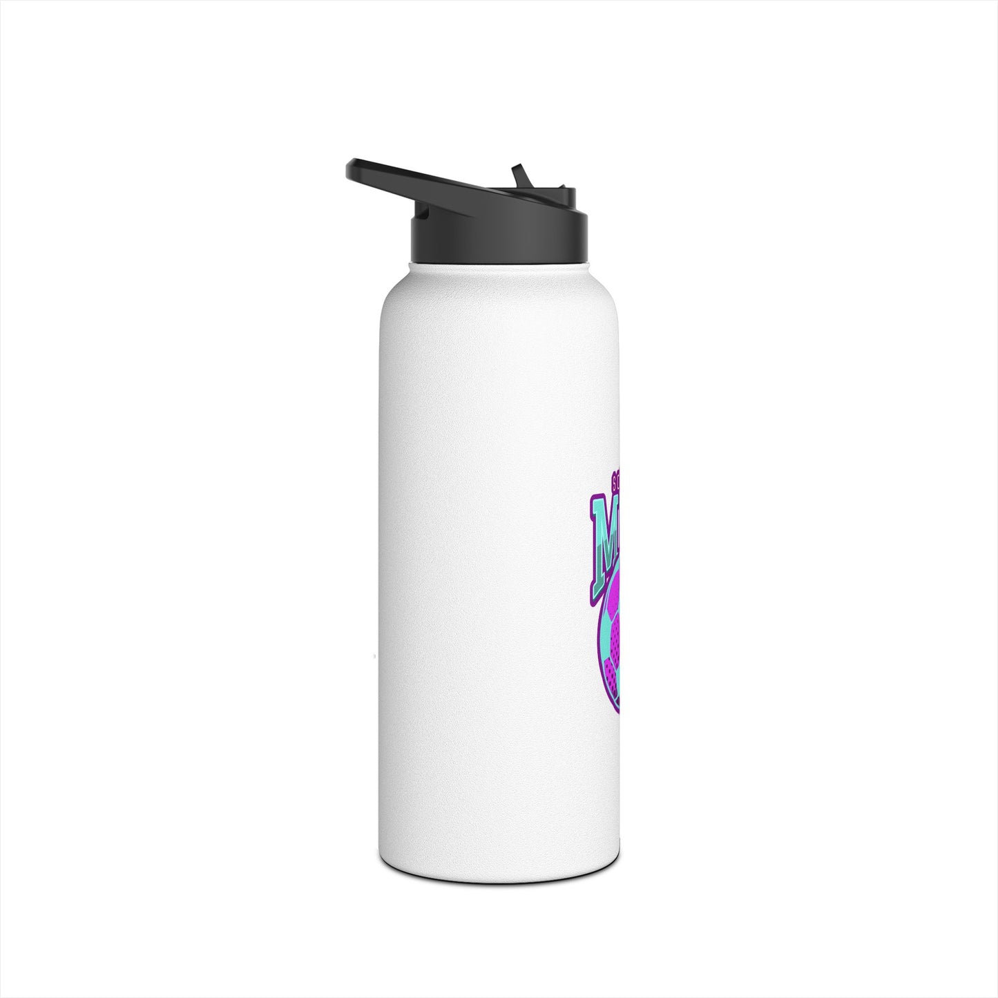 Soccer Mom Stainless Steel Water Bottle, Standard Lid