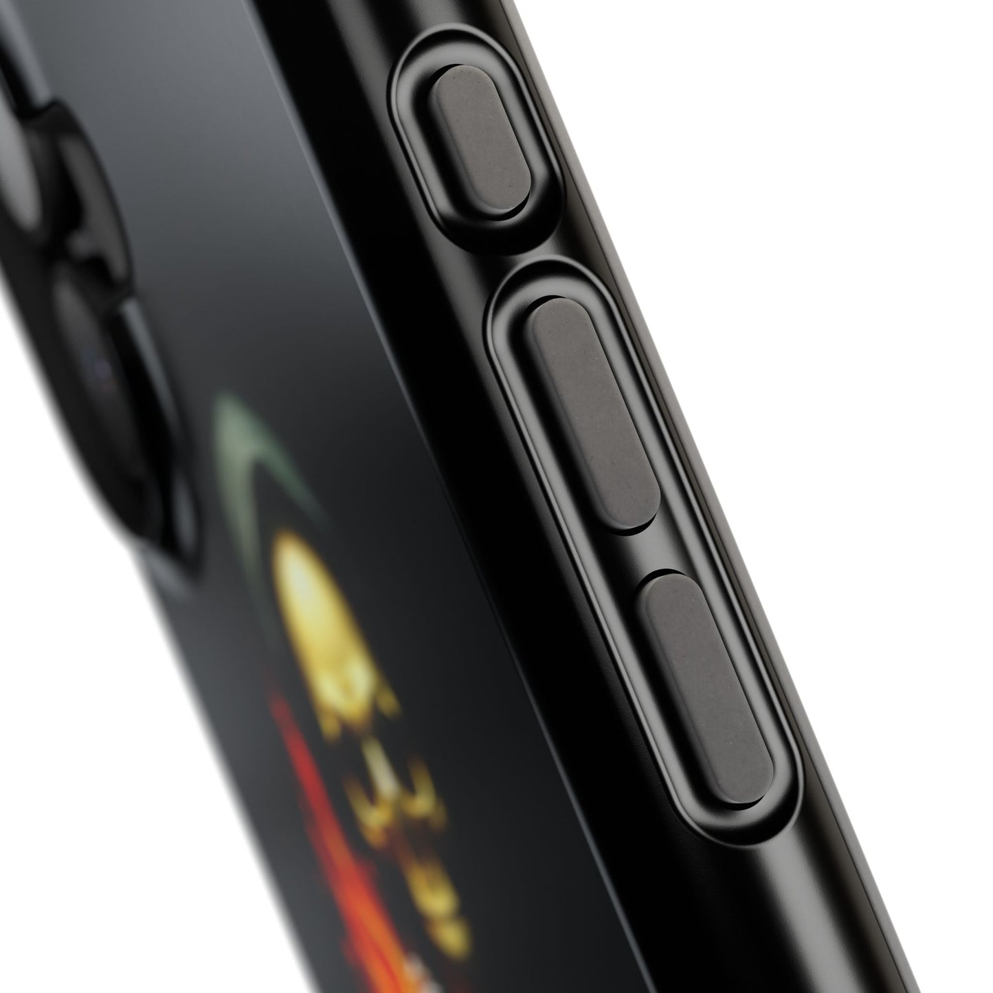 Skull Design Impact-Resistant iPhone Case, Don't Touch My Phone