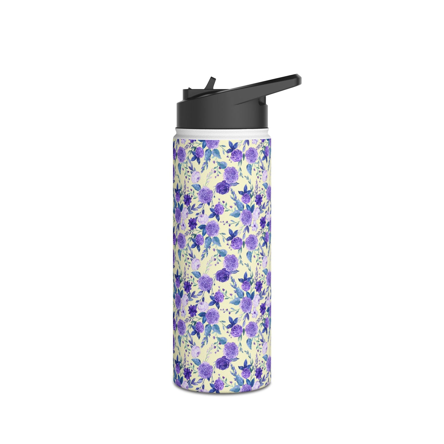 Violet Stainless Steel Water Bottle, Standard Lid