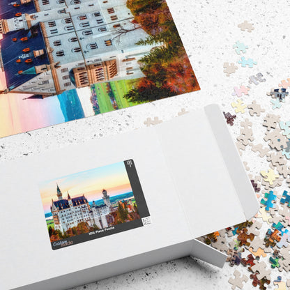 Neuschwanstein Castle Puzzle - 1014-Piece Scenic Jigsaw for Relaxation and Fun