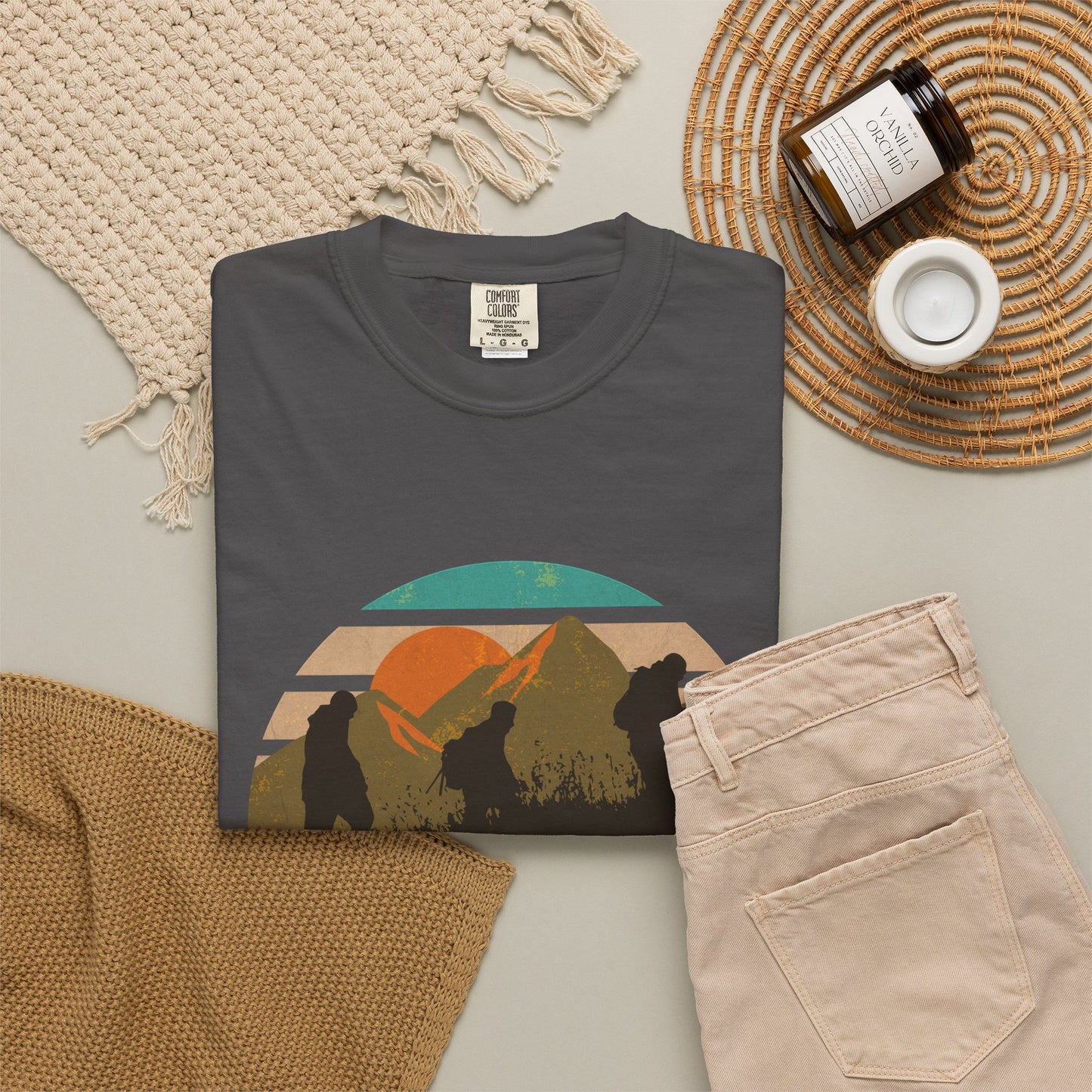 Take Me To The Mountains Unisex Garment-Dyed T-shirt