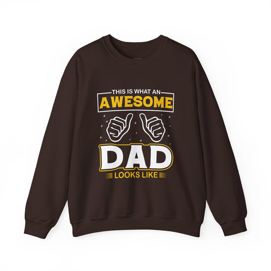 Awesome Dad Unisex Crewneck Sweatshirt