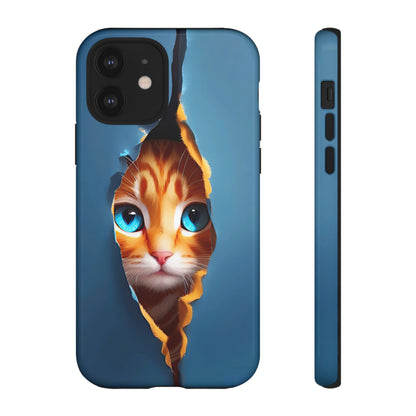 Curious Kitten Tough  Case for iPhone