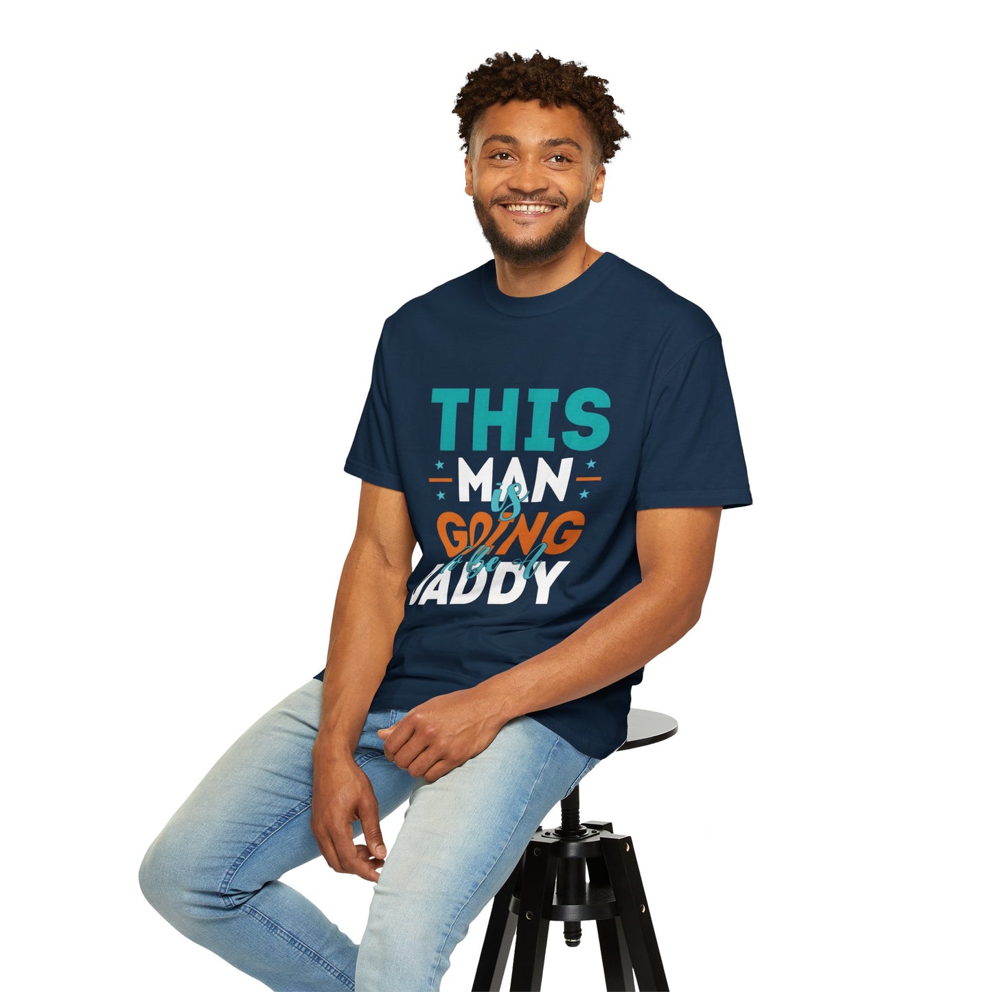 Funny Daddy-To-Be T-Shirt - Unisex Garment-Dyed Tee
