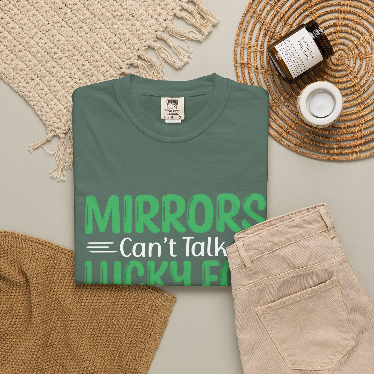 Mirrors Can’t Talk, Lucky for You They Can’t Laugh Either - Unisex T-shirt: