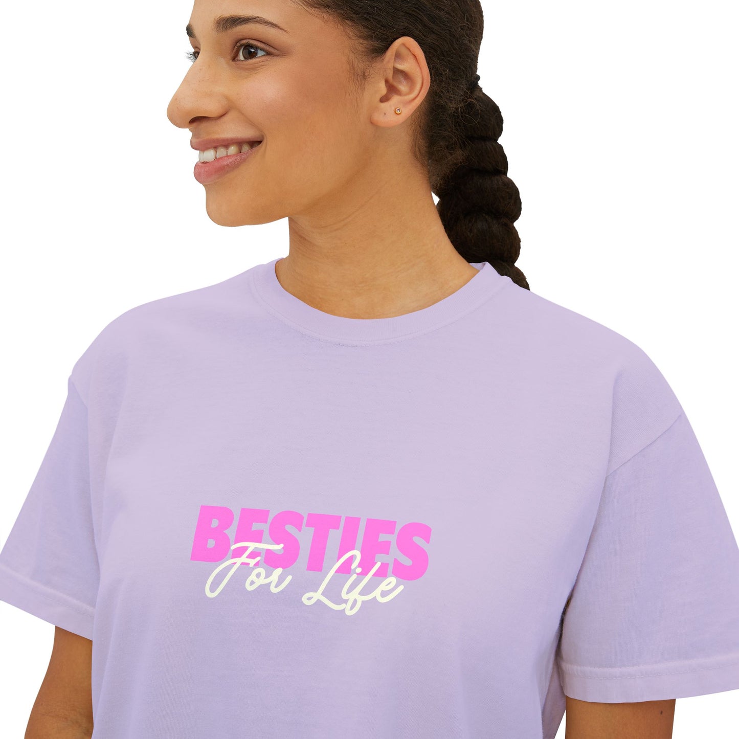 Besties For Life Women's Boxy Tee