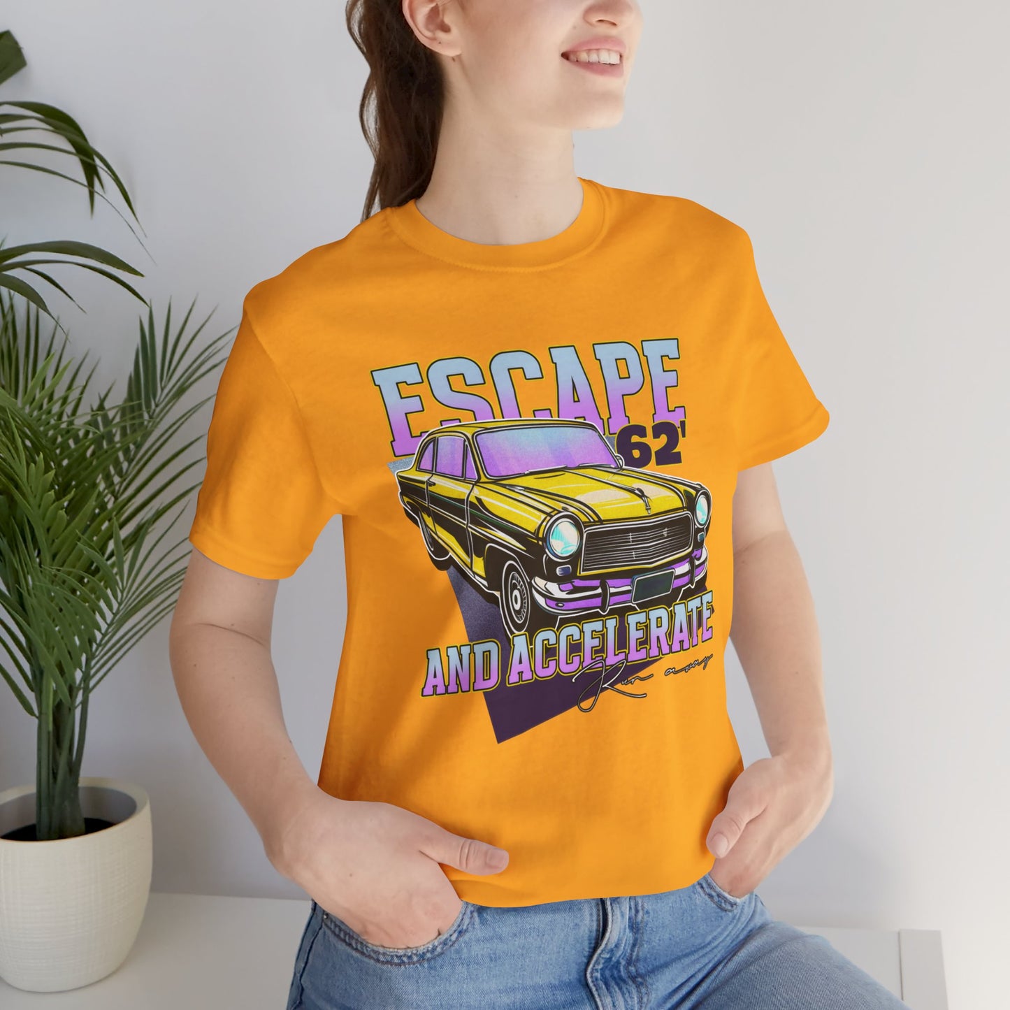 Escape And Accelerate Unisex Jersey Short Sleeve Tee