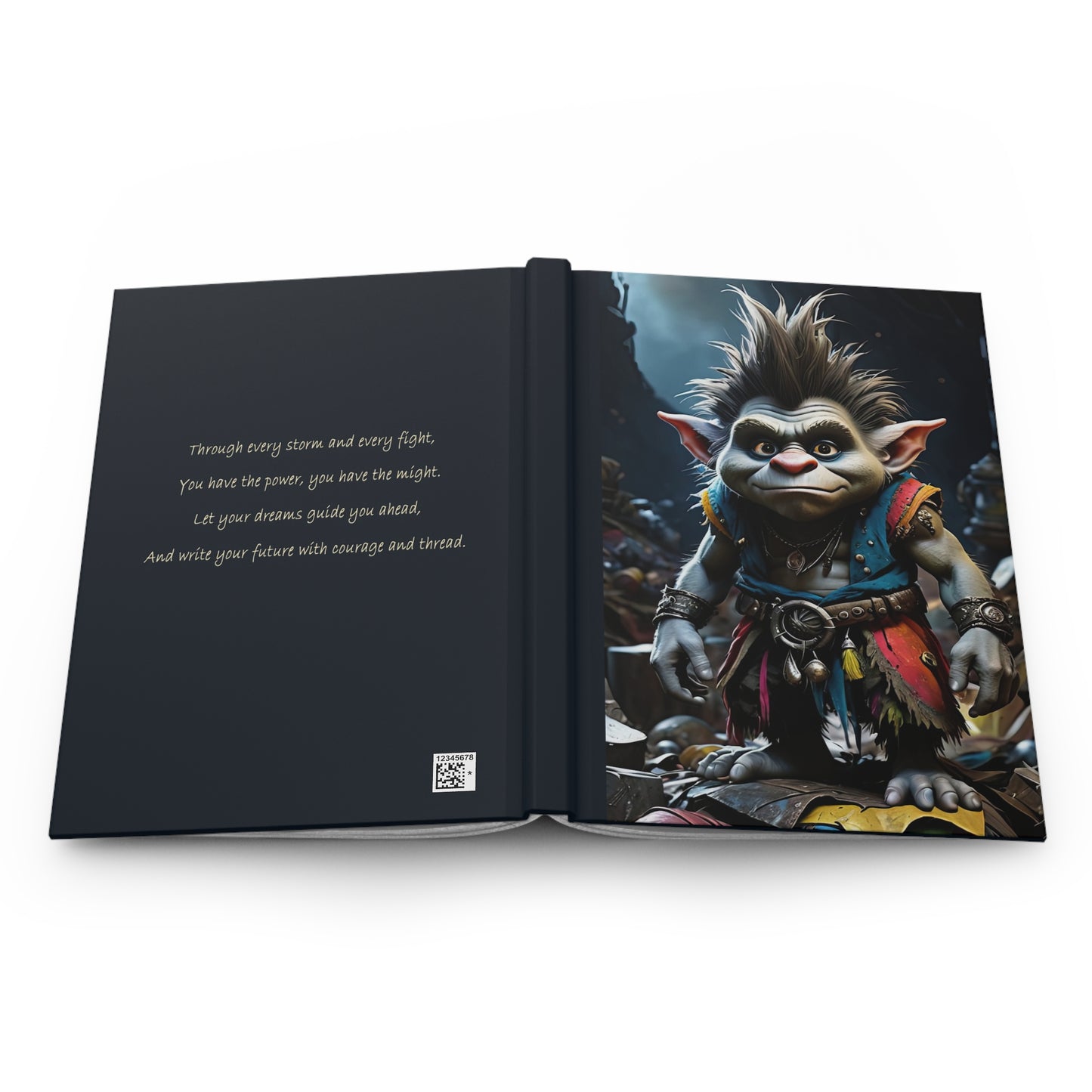 Fantasy Adventure Hardcover Journal with Inspirational Quotes