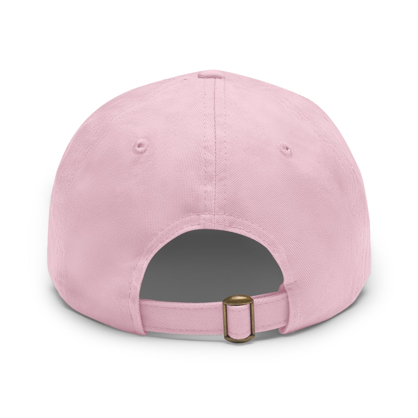 Soccer Dad Hat with Leather Patch (Round)