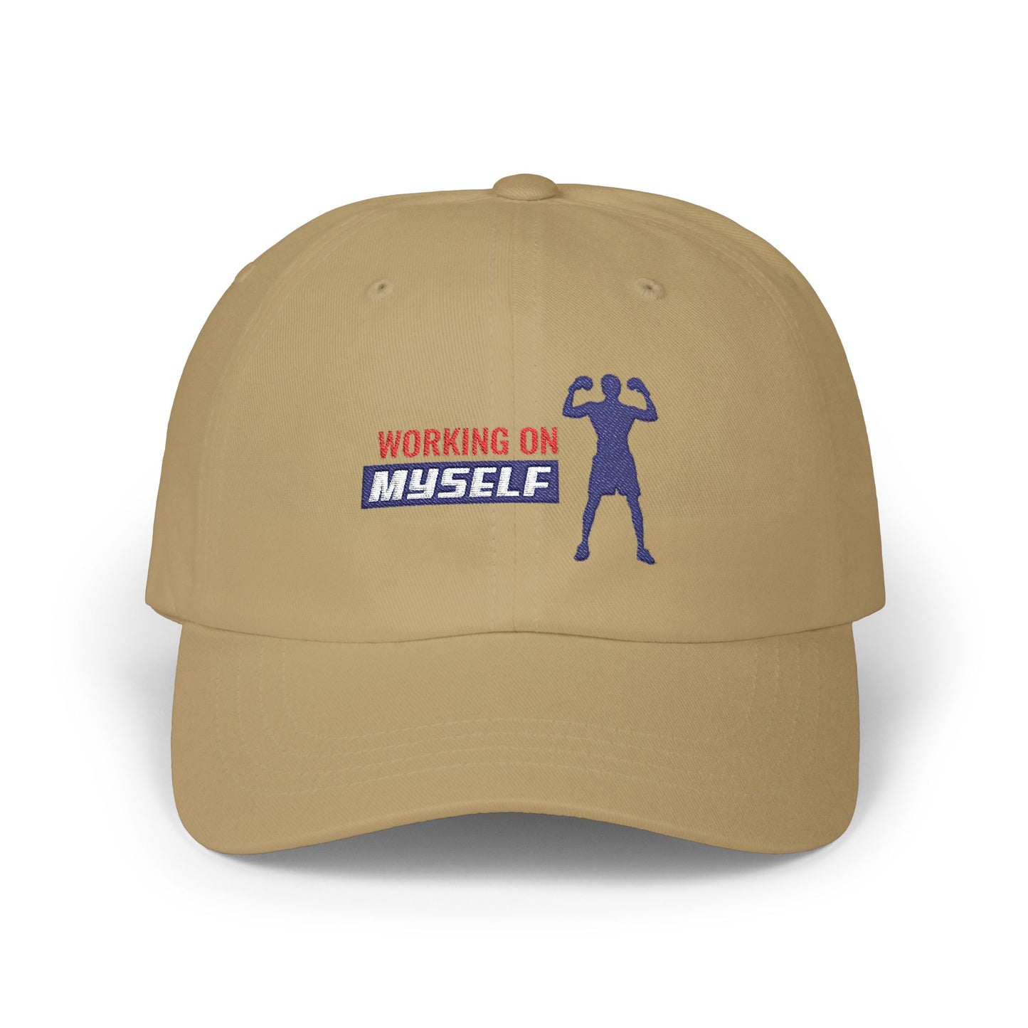 Working On Myself Classic Dad Cap / embroidered