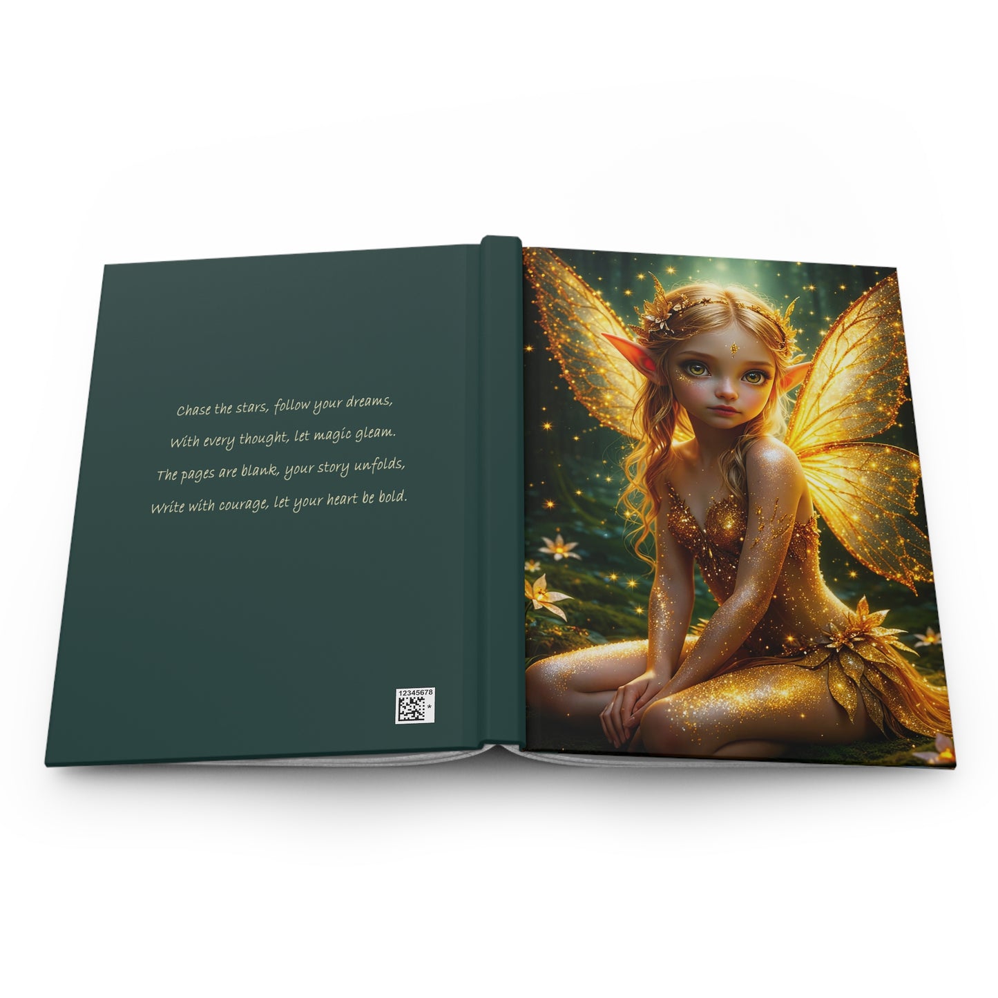 Enchanting Fairy Hardcover Journal - Inspiration, Dream Journal
