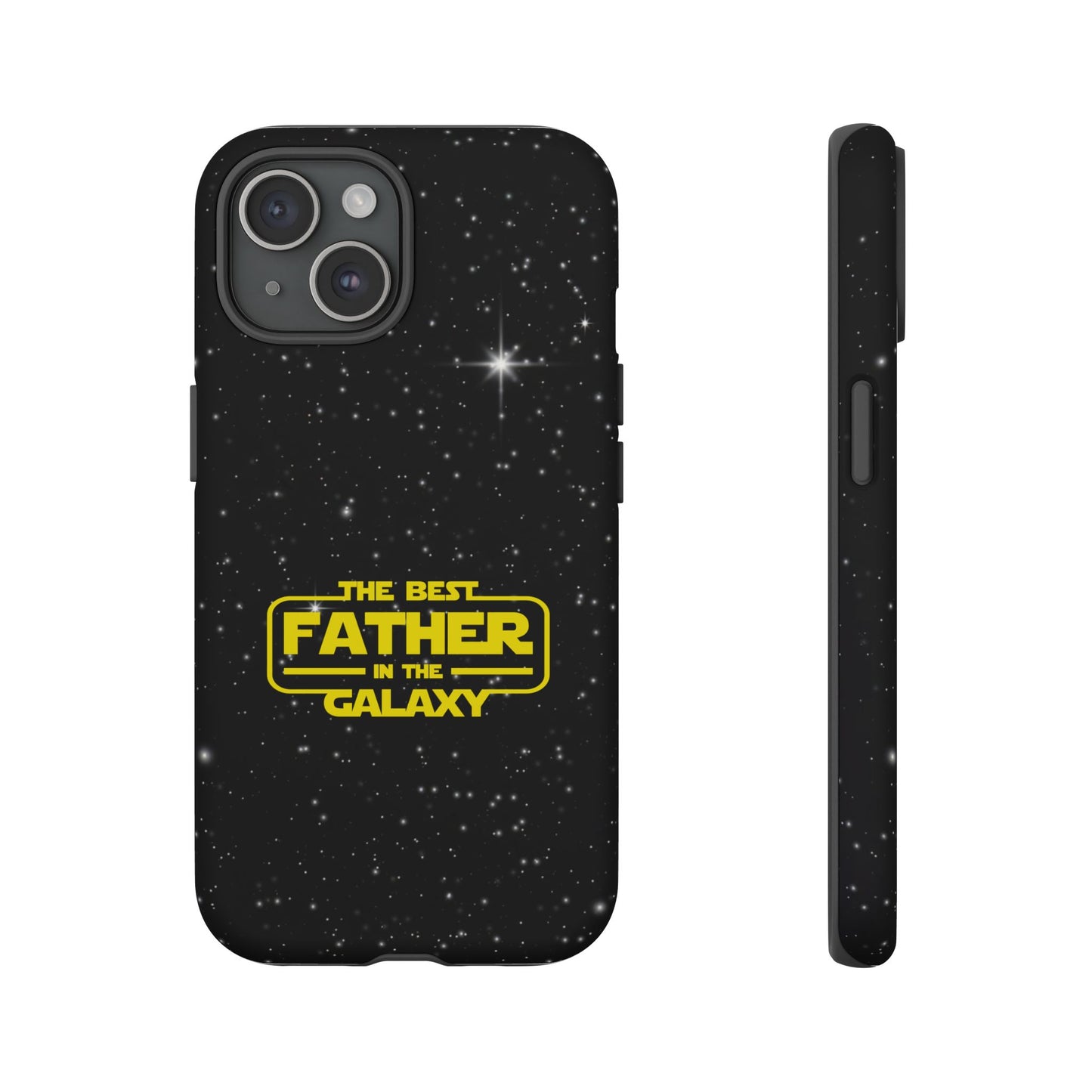 Galaxy-Themed iPhone Tough Case - Perfect Gift for the Best Father