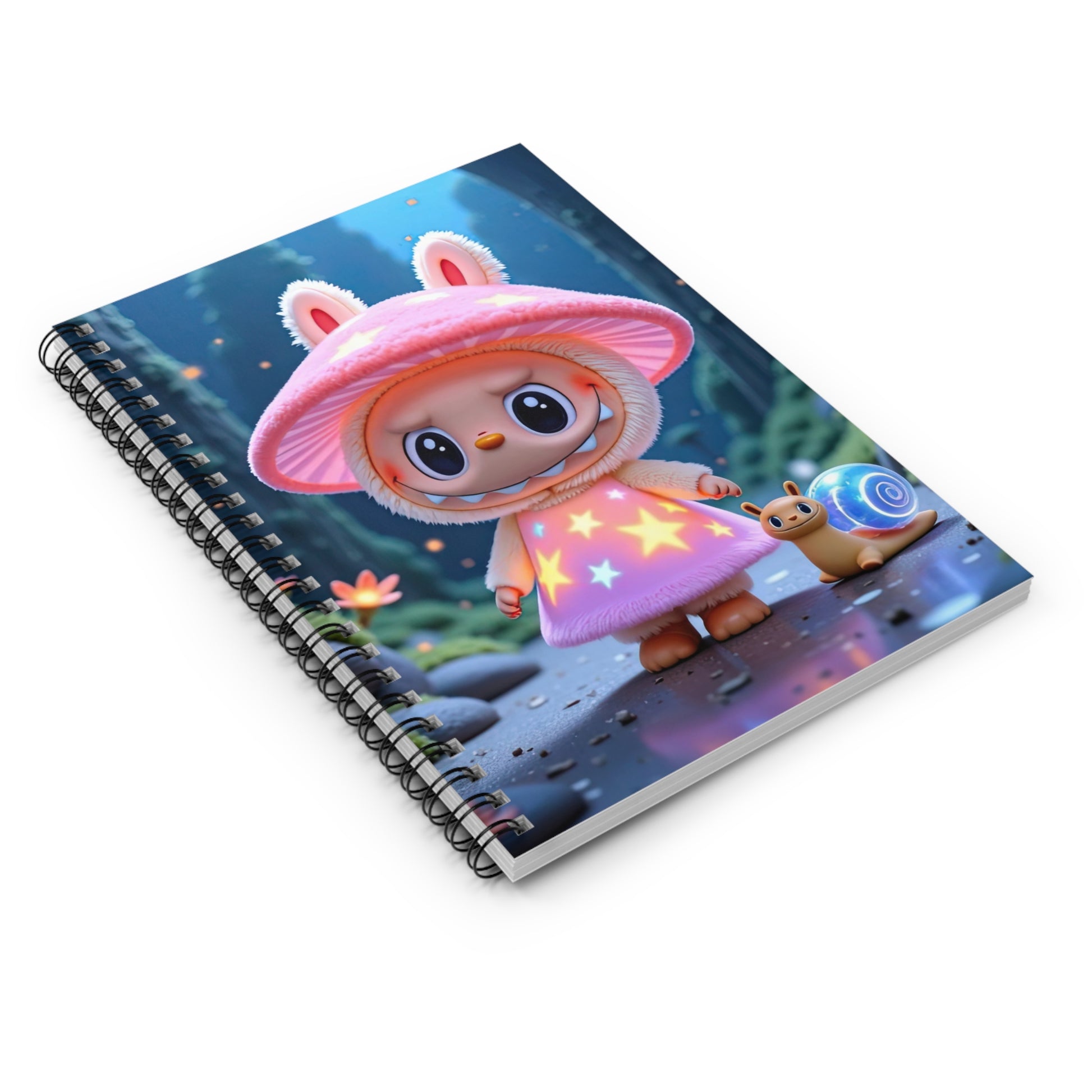 The Monsters Spiral Notebook 6” x 8” – Fairy Tale Design