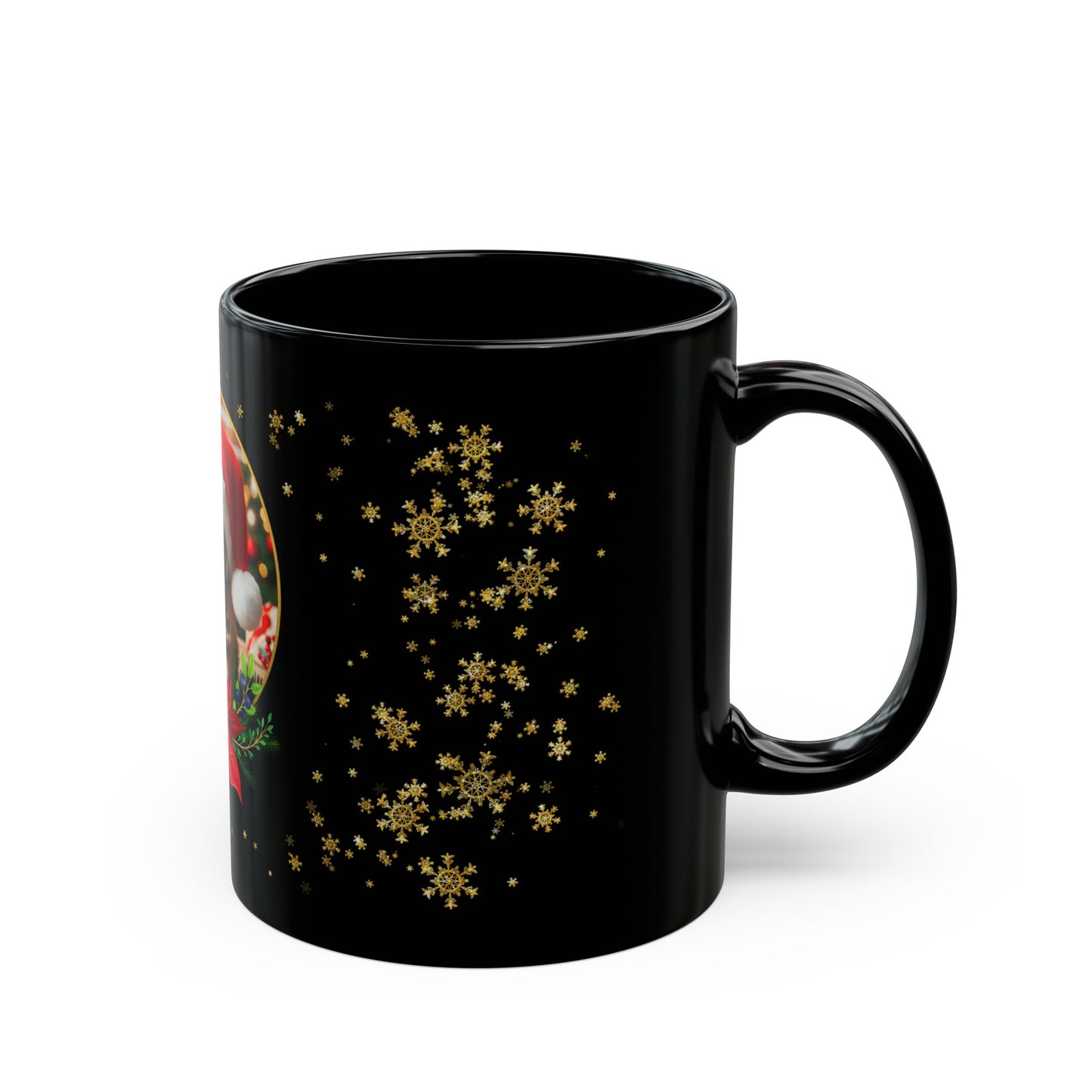 The Pug Who Saved Christmas Black Mug - 11oz, 15oz