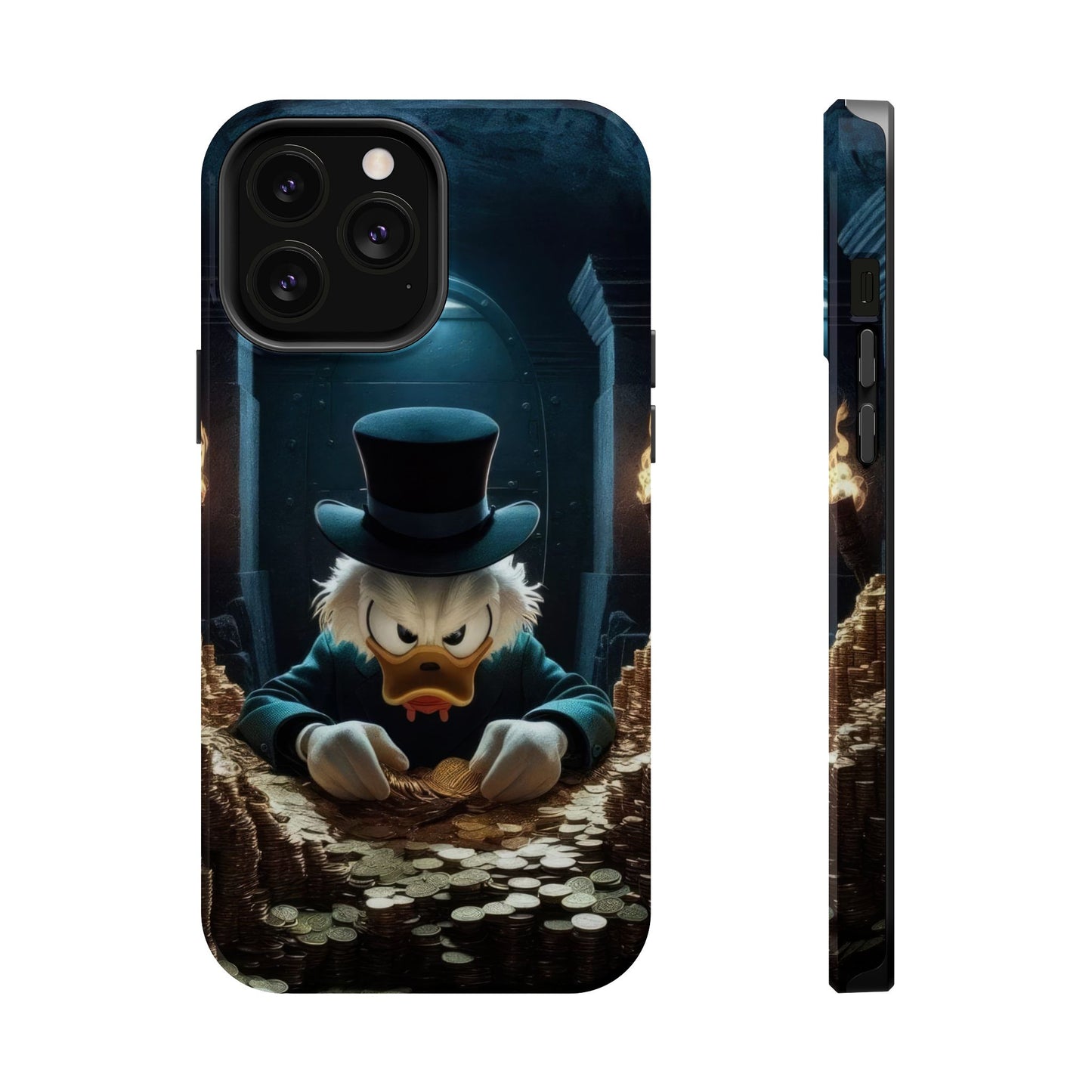 Magnetic Phone Case - Scrooge McDuck Design