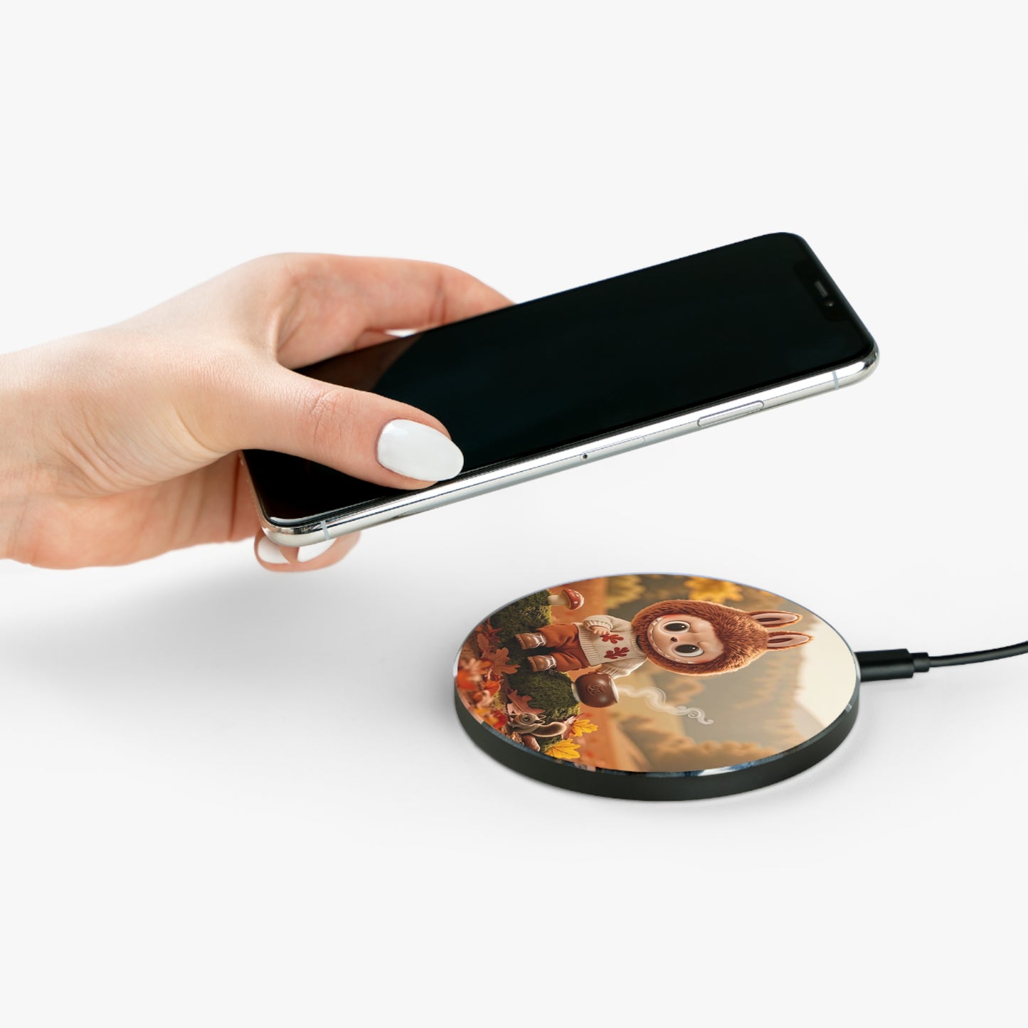 Monster Wireless Charger — Cute Fall Cozy Phone Charger