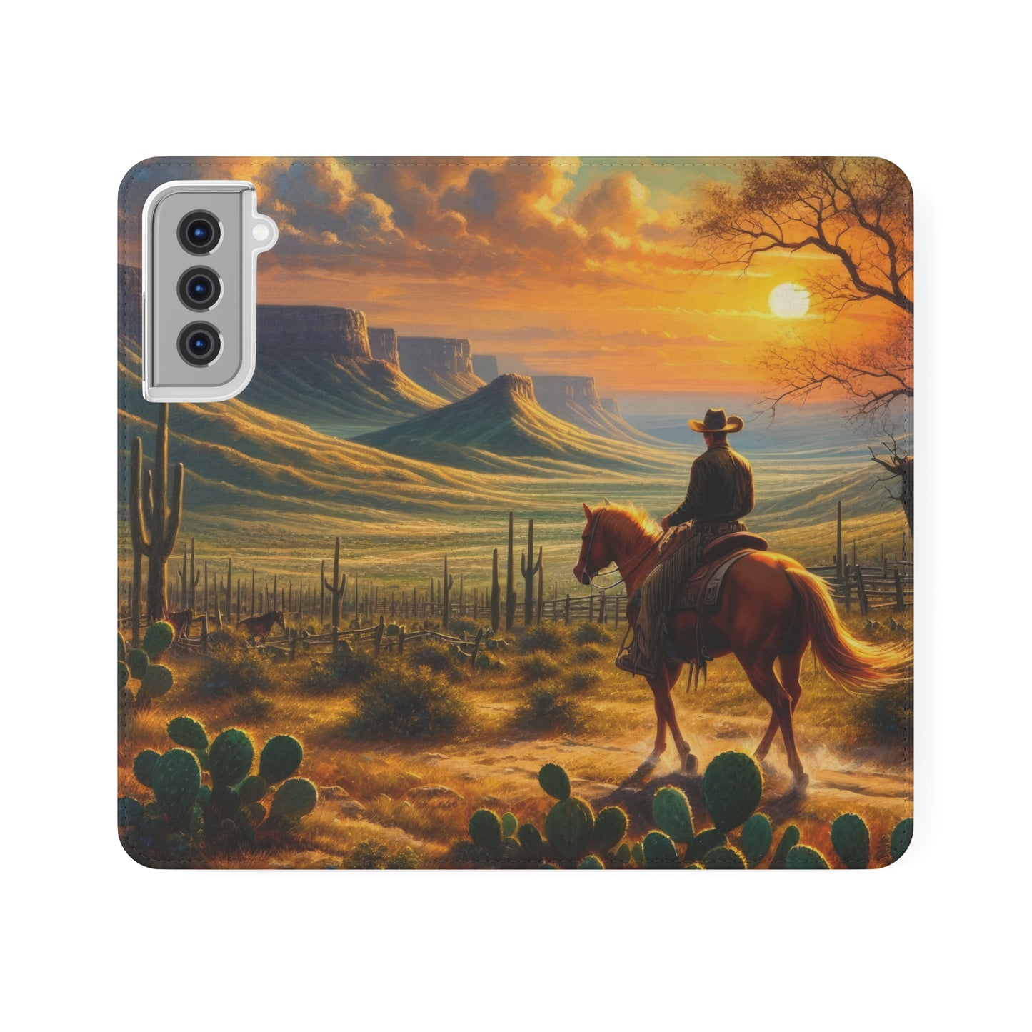 Texas Sunset Flip Cases