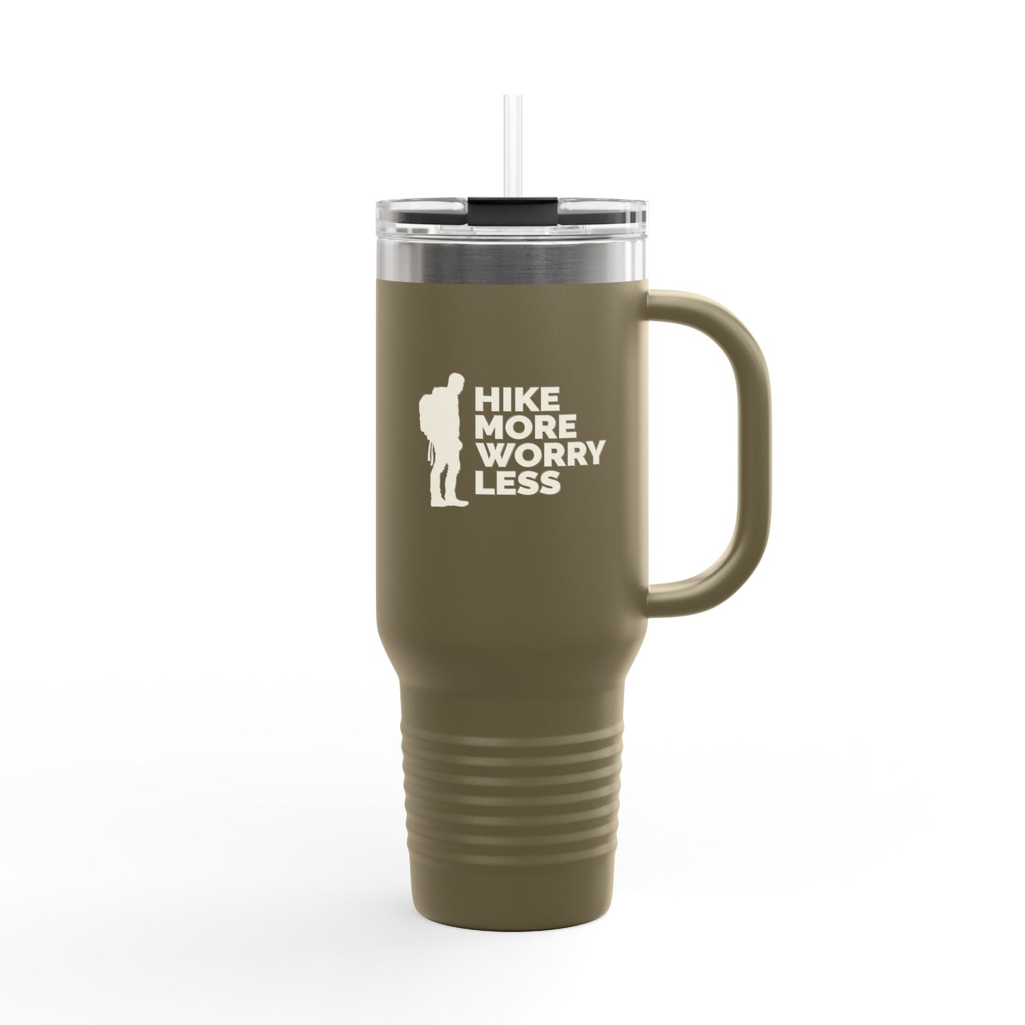 Hike More Worry Less Travel Mug, 40oz