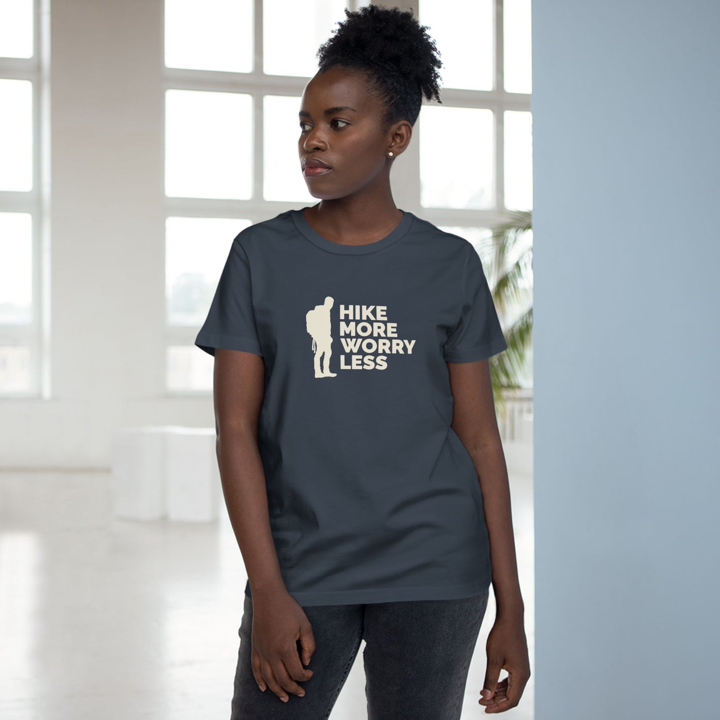 Hike More Worry Less Women’s Maple Tee