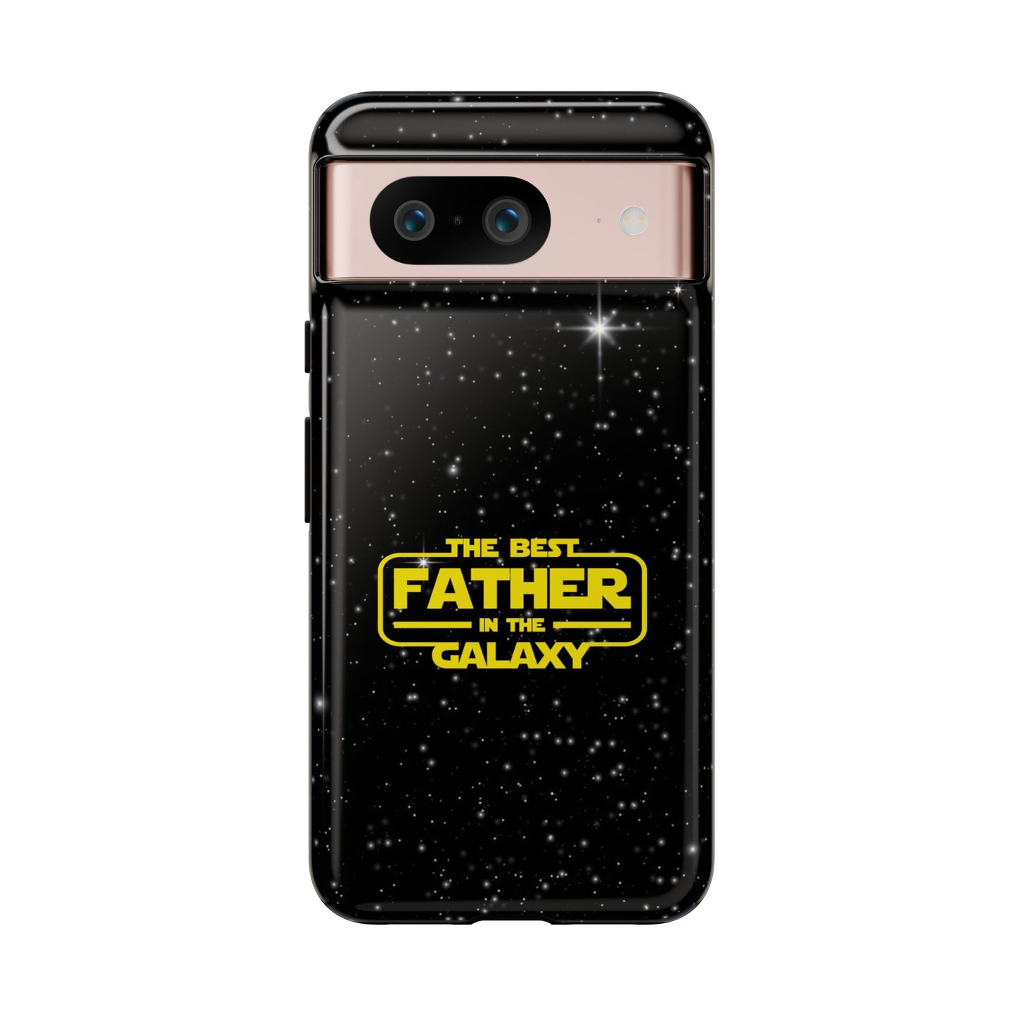 Galaxy-Themed Google Pixel Tough Case - Perfect Gift for the Best Father
